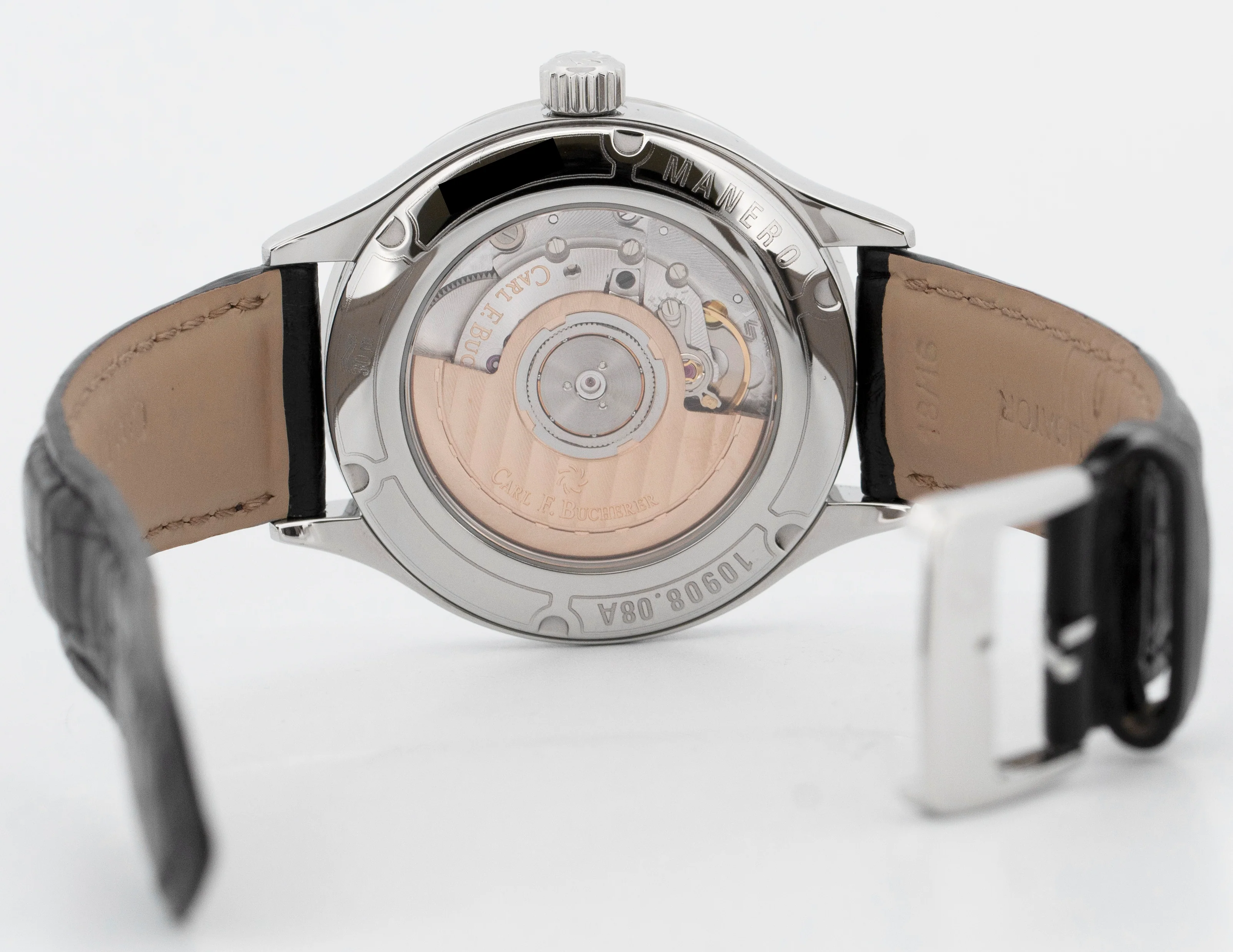 PAPERS Carl F. Bucherer Manero Steel Silver 38mm 00.10908.08.13.01 Watch BOX - Image 4