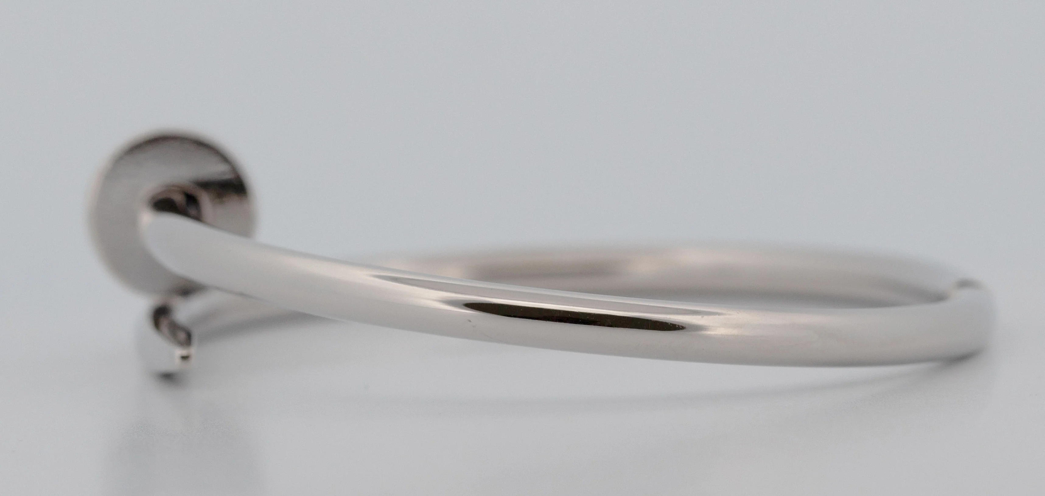 PAPERS Cartier Juste Un Clou Nail Bracelet Size 17 18K White Gold AU 750 BOX - Image 6