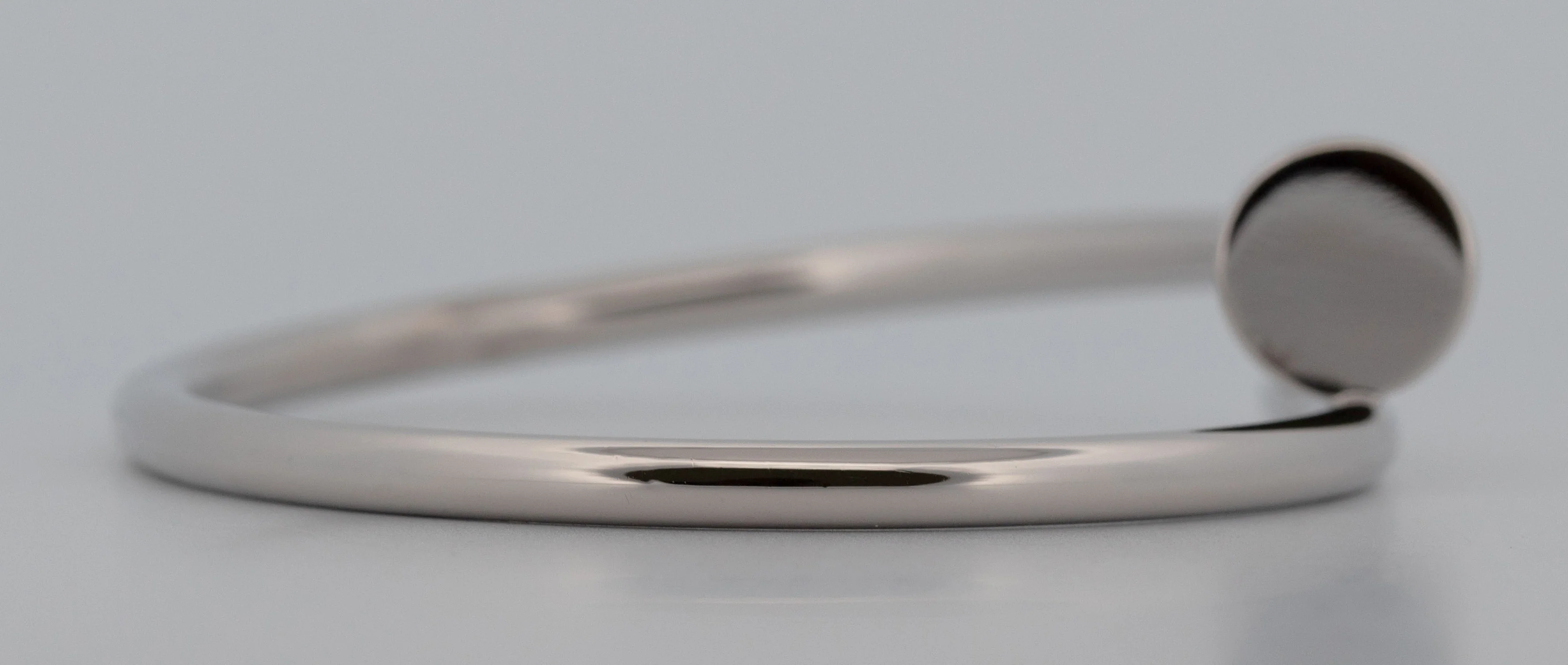 PAPERS Cartier Juste Un Clou Nail Bracelet Size 17 18K White Gold AU 750 BOX - Image 7