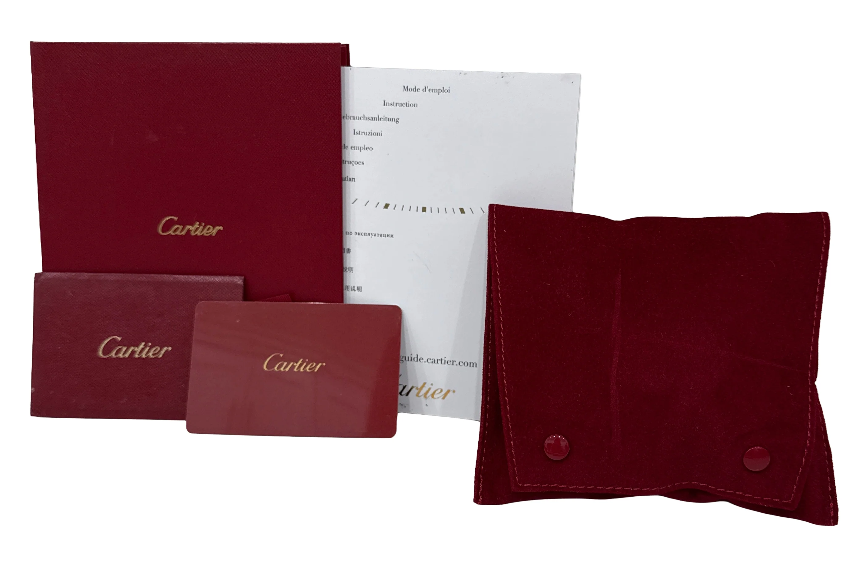 2018 PAPERS Cartier Panthere Small Steel WHITE Roman 22mm Quartz 4022 WSPN0006 - Image 2