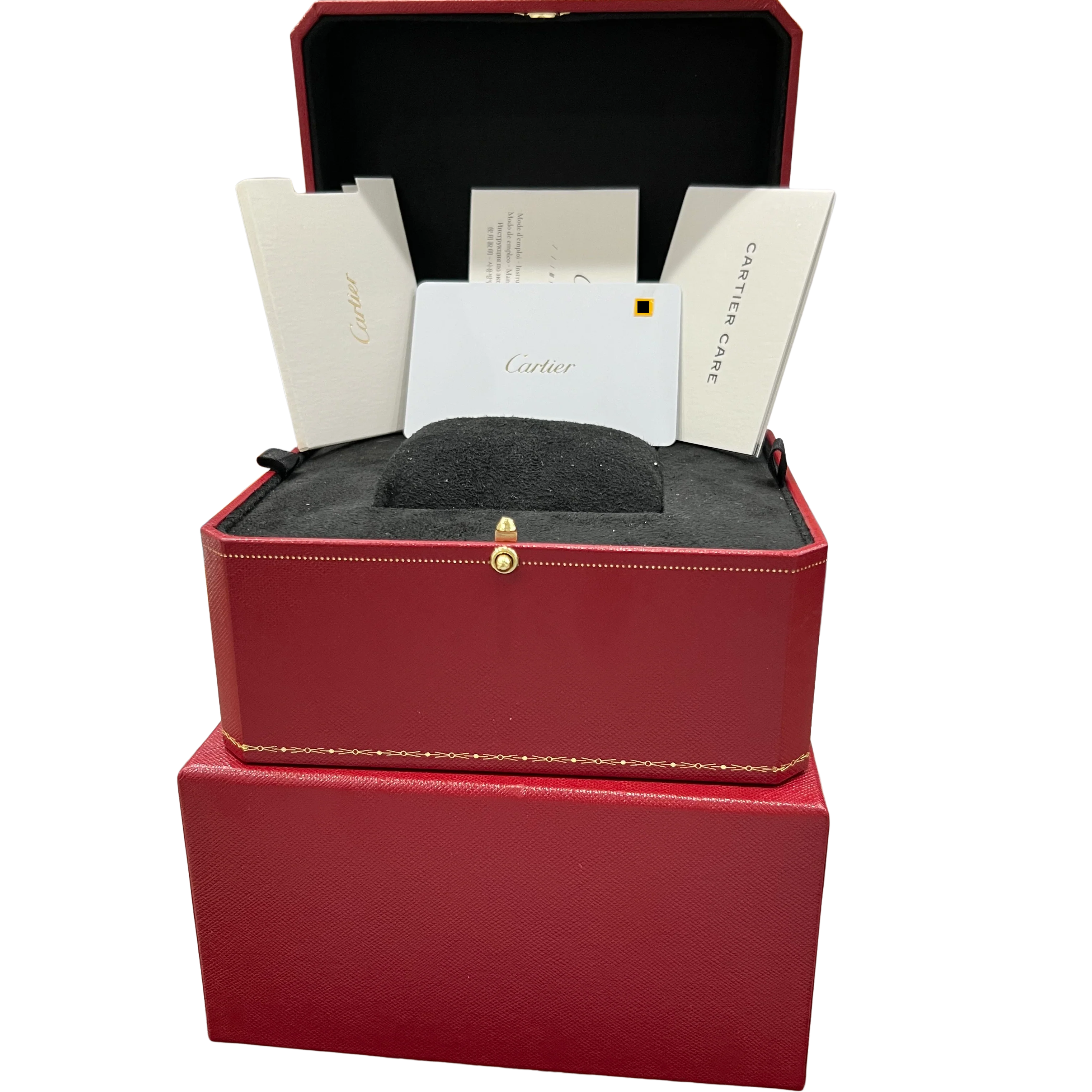 PAPERS Cartier Ronde Must 40mm Stainless Steel Date Watch 4440 / WSRN0035 BOX - Image 2