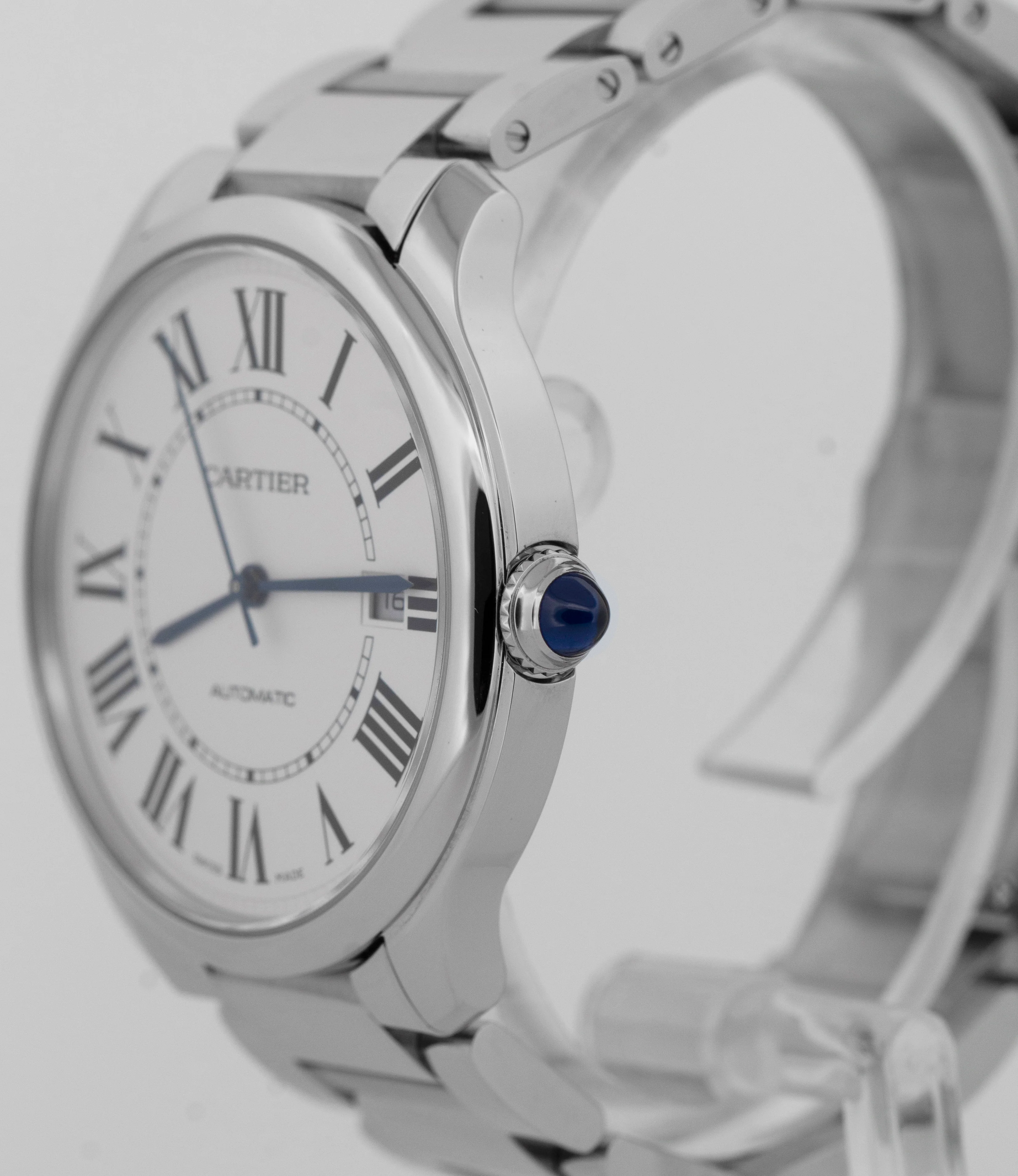PAPERS Cartier Ronde Must 40mm Stainless Steel Date Watch 4440 / WSRN0035 BOX - Image 3