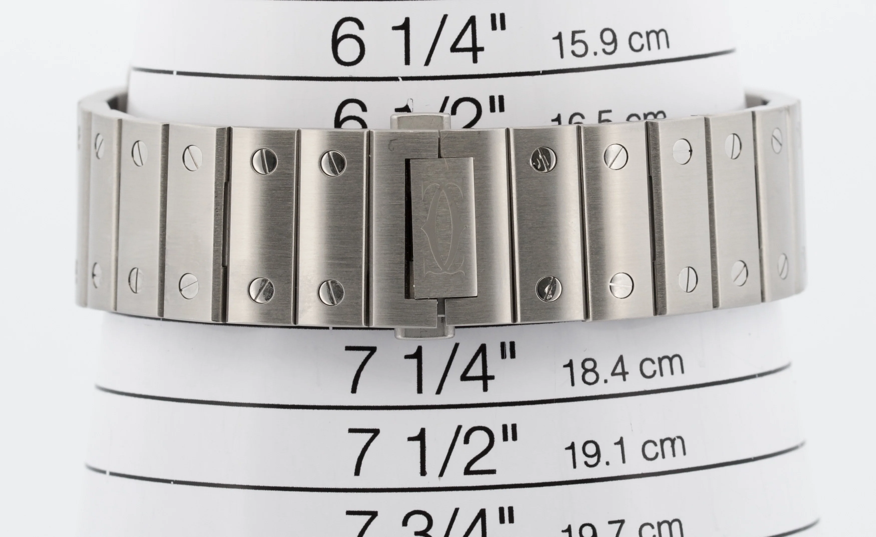 PAPERS Cartier Santos 39.8mm WHITE ROMAN Stainless Steel 4072 WSSA0018 BOX - Image 10