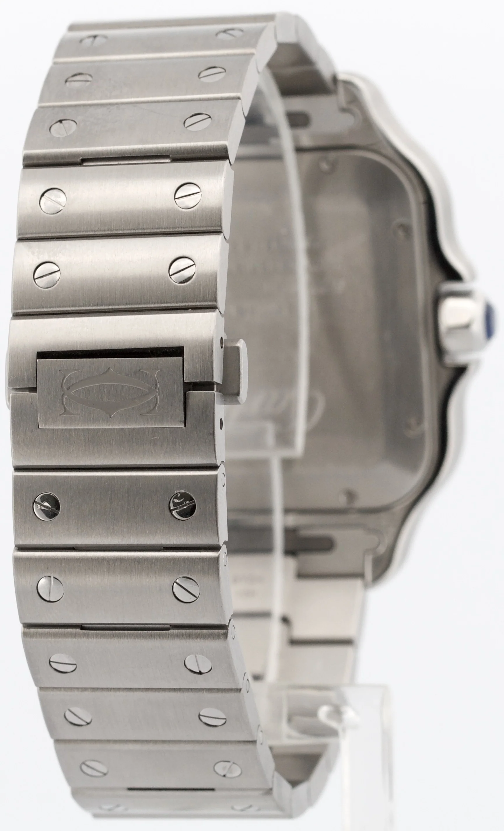 PAPERS Cartier Santos 39.8mm WHITE ROMAN Stainless Steel 4072 WSSA0018 BOX - Image 6