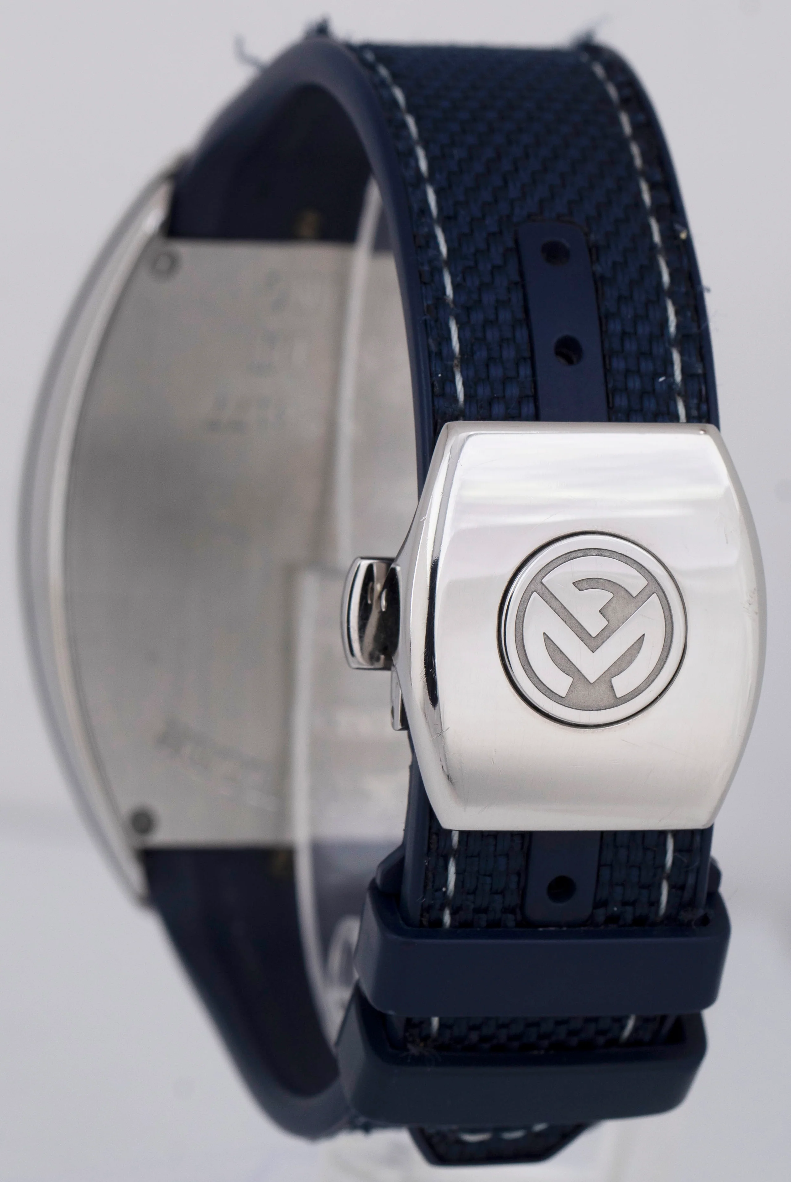 PAPERS Franck Muller Vanguard YACHTING 44mm Steel Blue Date Watch V 45 SC DT BOX - Image 5