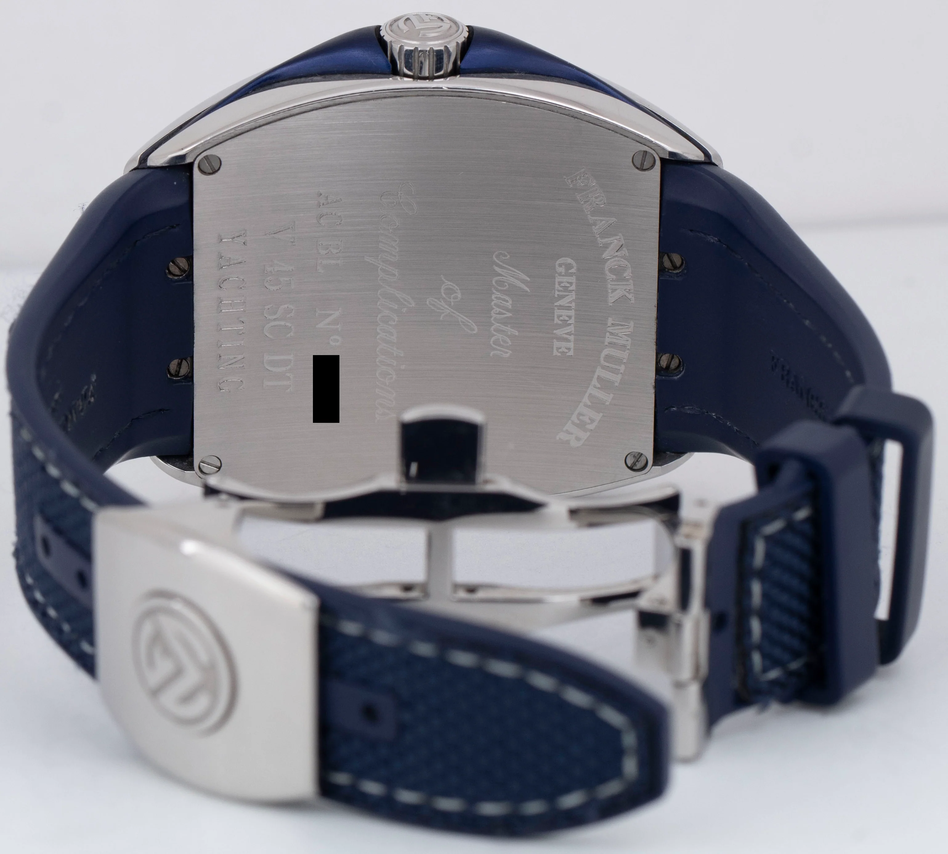 PAPERS Franck Muller Vanguard YACHTING 44mm Steel Blue Date Watch V 45 SC DT BOX - Image 6