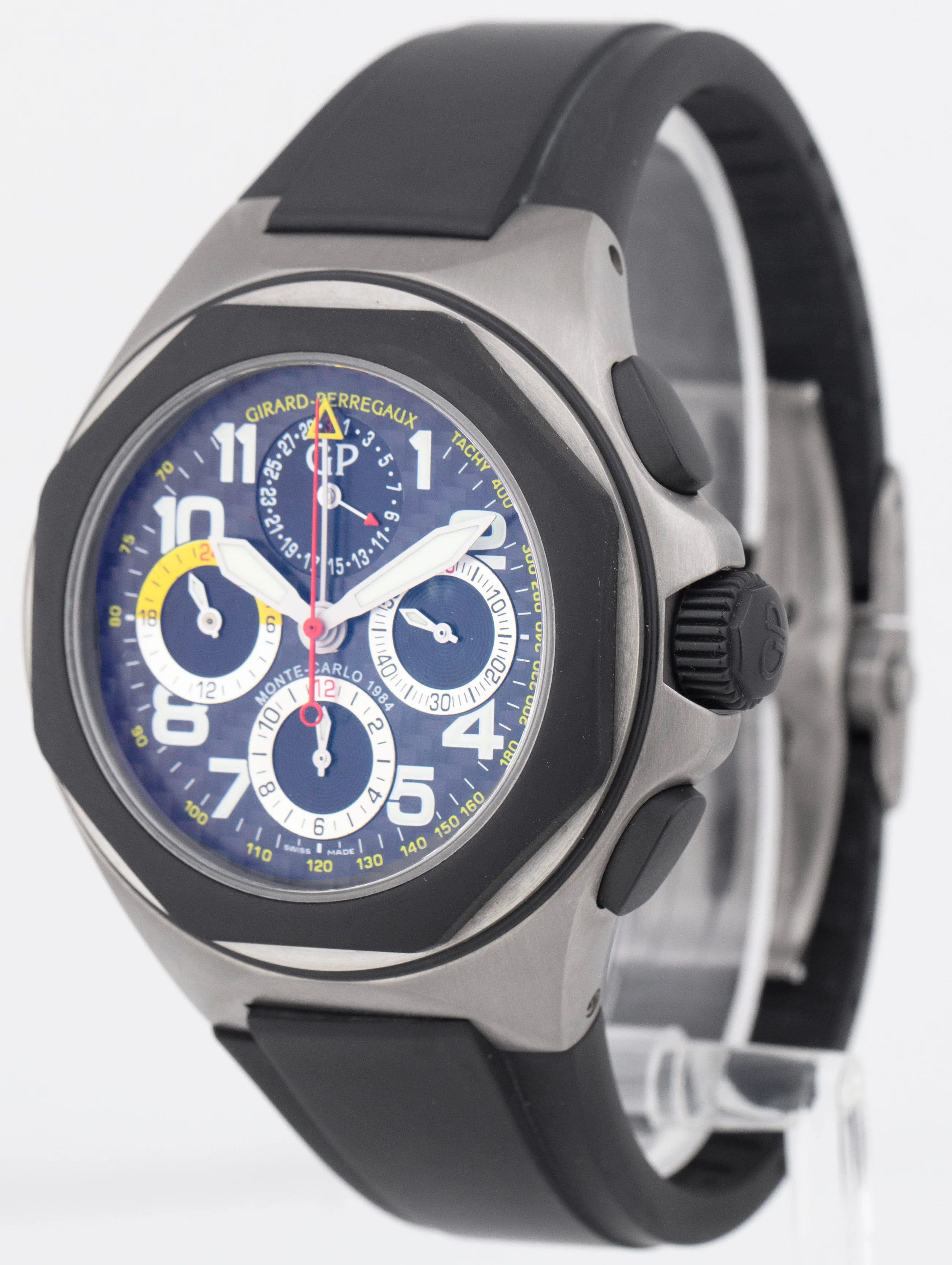PAPERS Girard Perregaux Laureato Rallye Monte Carlo Titanium 46mm 80178 BOX - Image 4