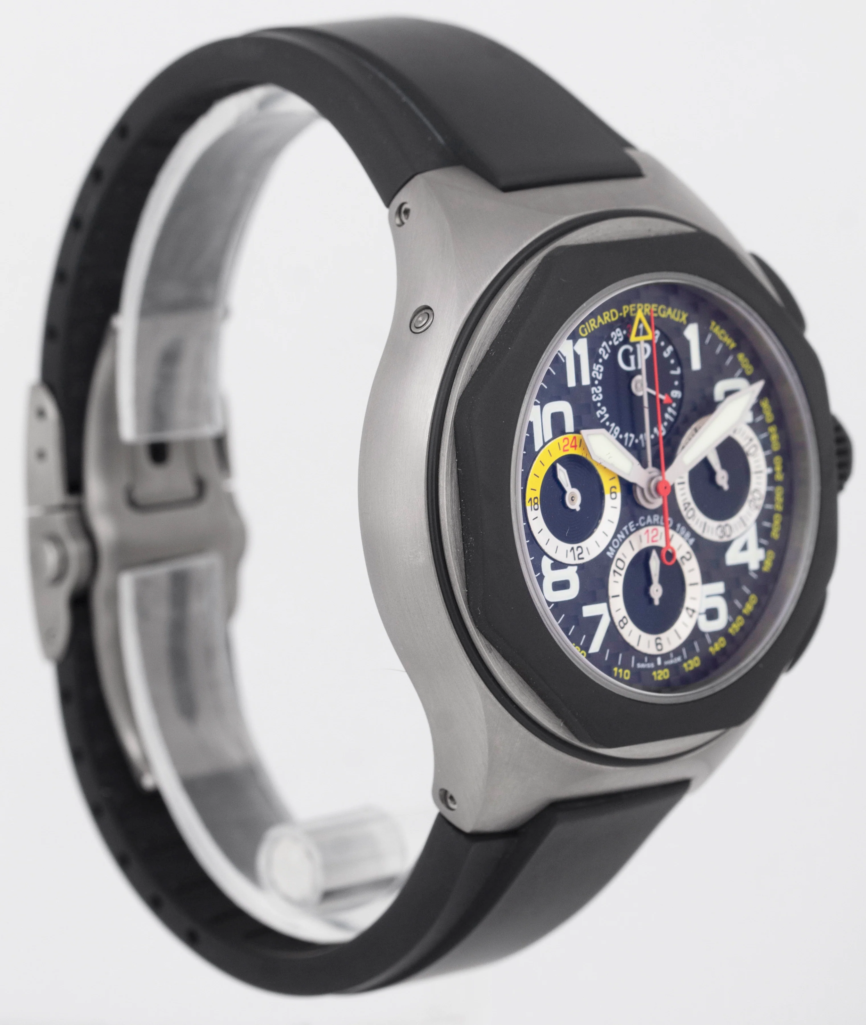 PAPERS Girard Perregaux Laureato Rallye Monte Carlo Titanium 46mm 80178 BOX - Image 5