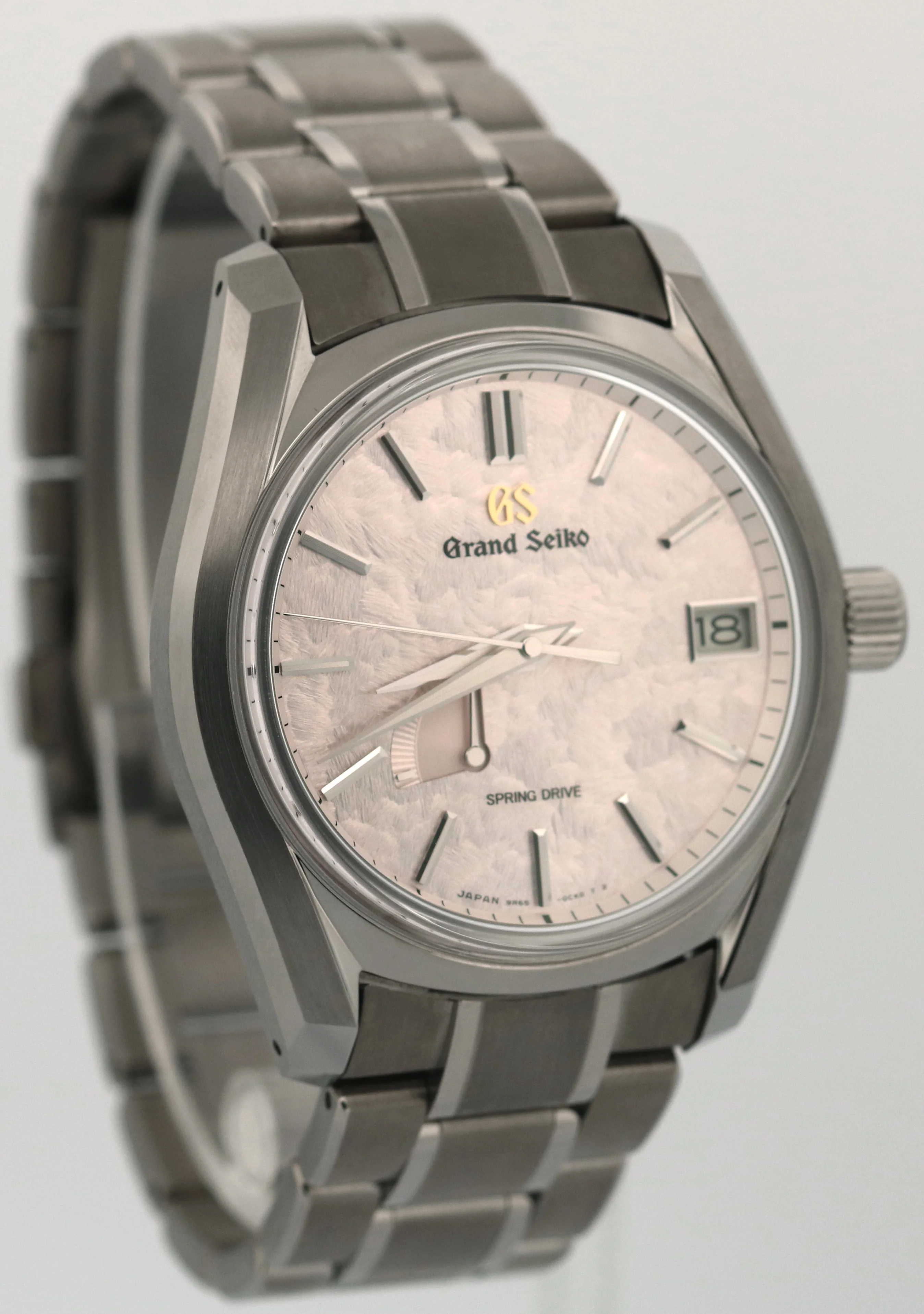 PAPERS Grand Seiko Heritage Titanium SHUNBUN Cherry Blossom 40mm SBGA413 BOX - Image 4