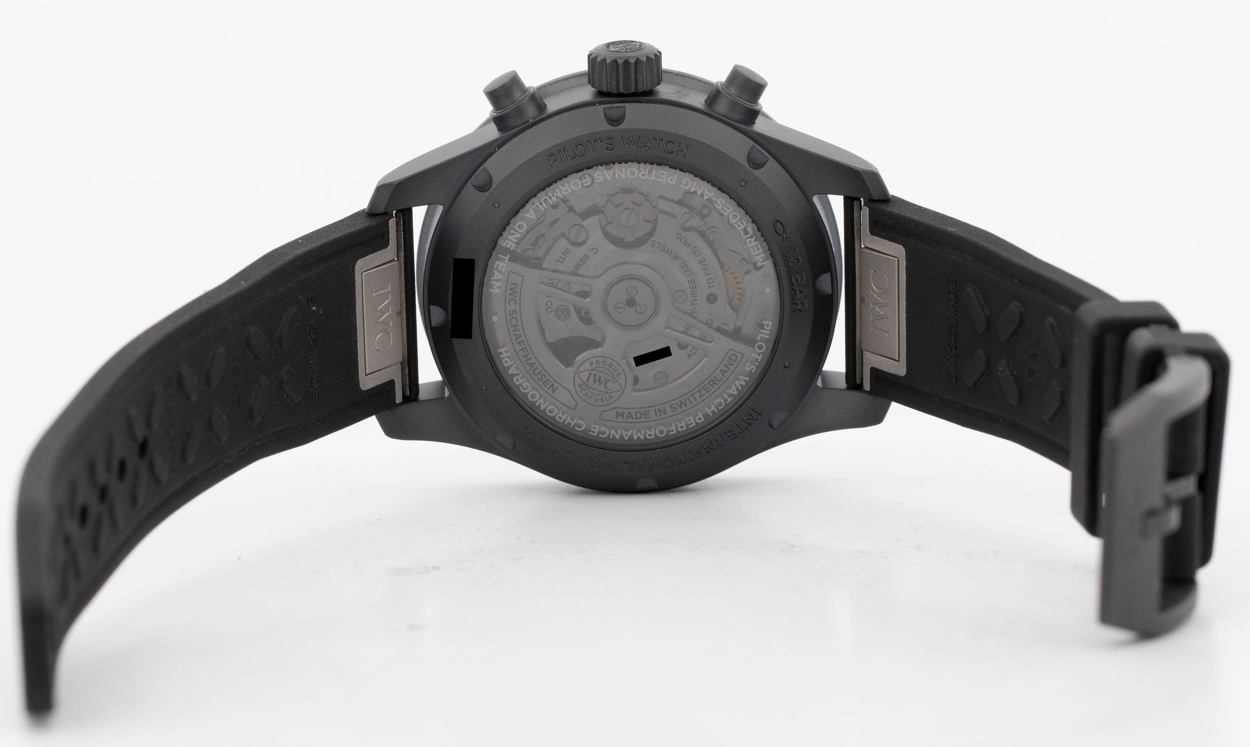 PAPERS IWC Pilot Chronograph AMG MERCEDES Petronas IW388306 Ceratanium 41mm BOX - Image 8