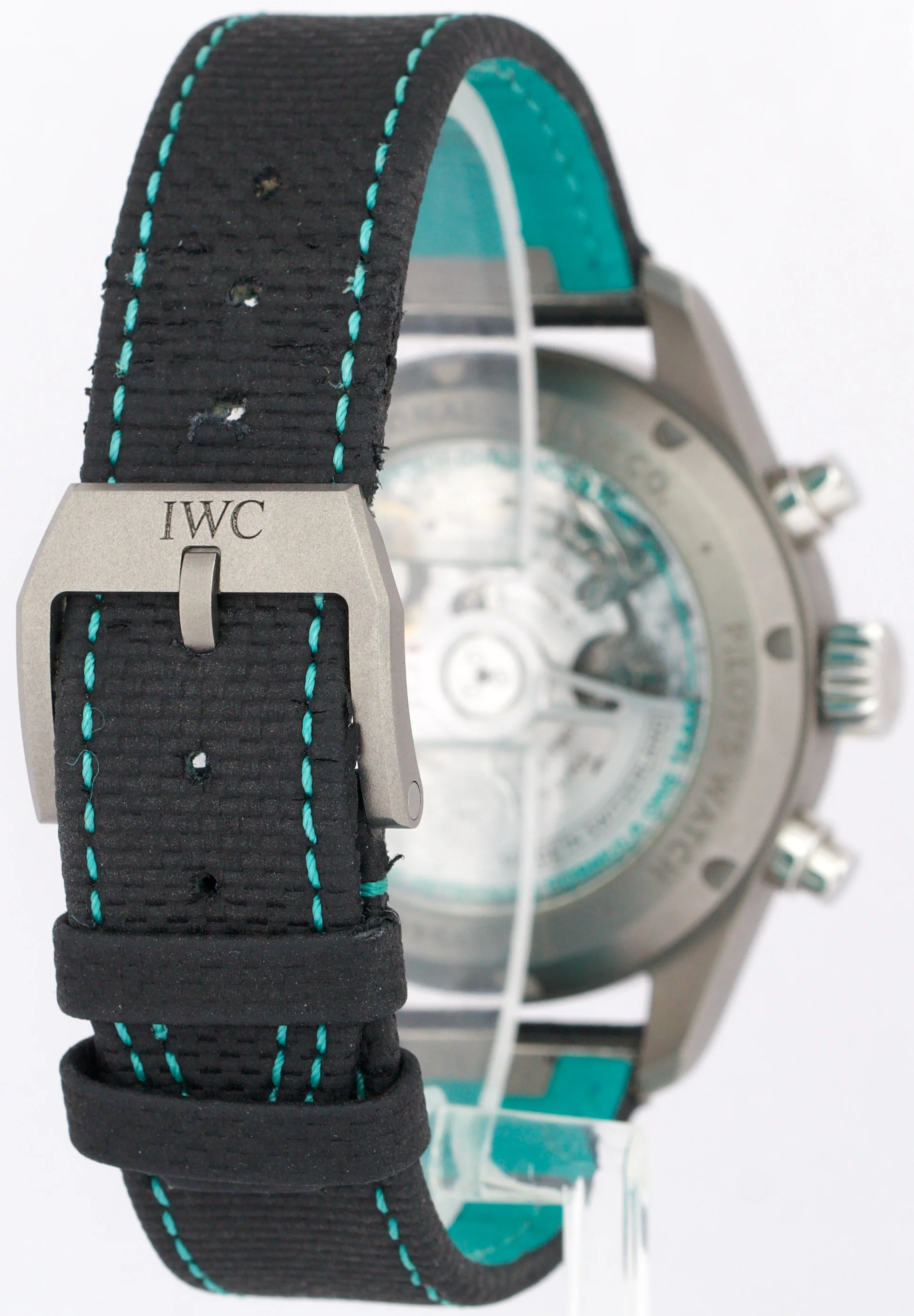 PAPERS IWC Pilot Chronograph MERCEDES-AMG Petronas 41mm Titanium IW388108 BOX - Image 6