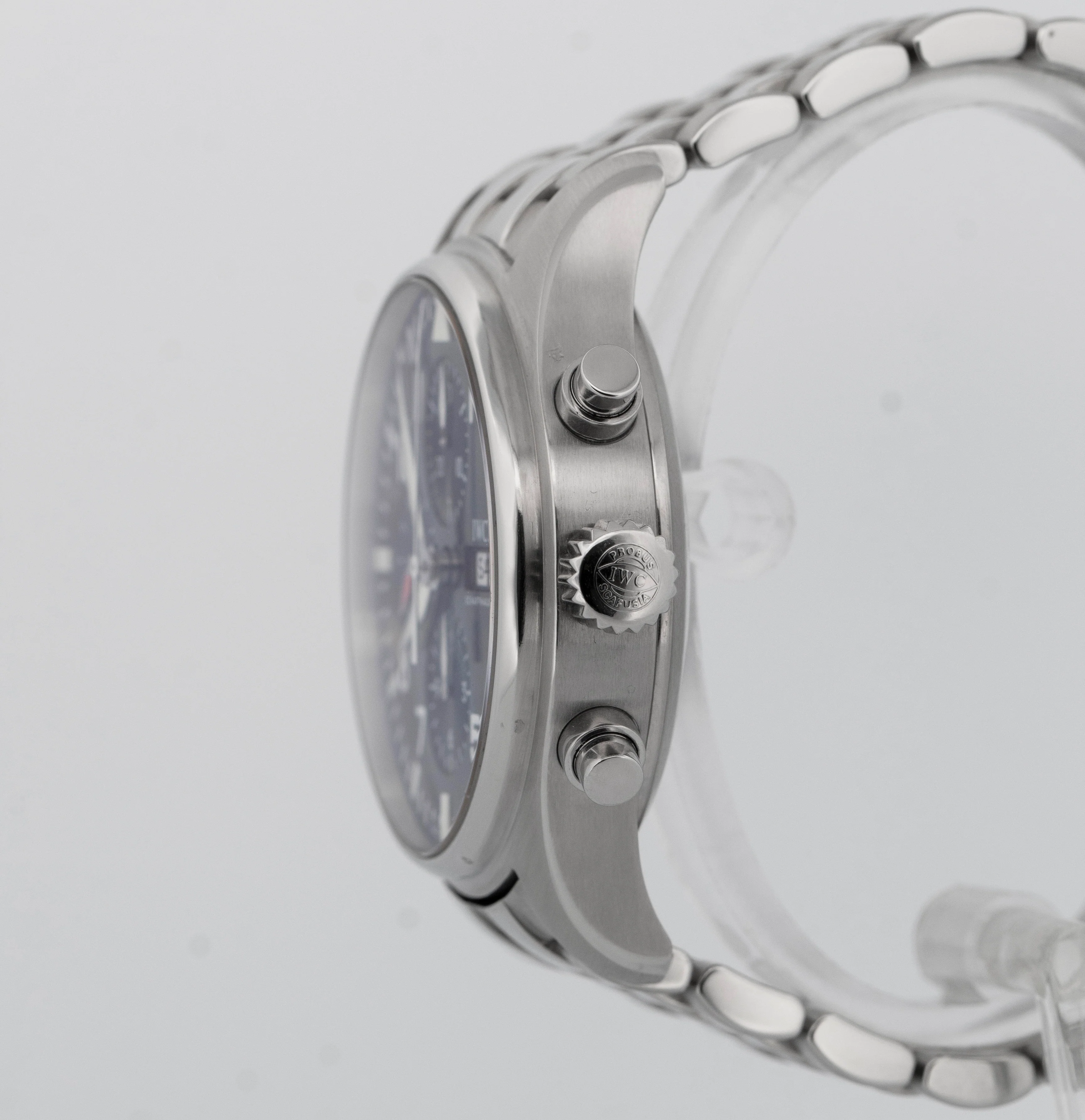 PAPERS IWC Pilot Le Petit Prince BLUE 43mm Steel Chronograph IW377717 BOX - Image 3
