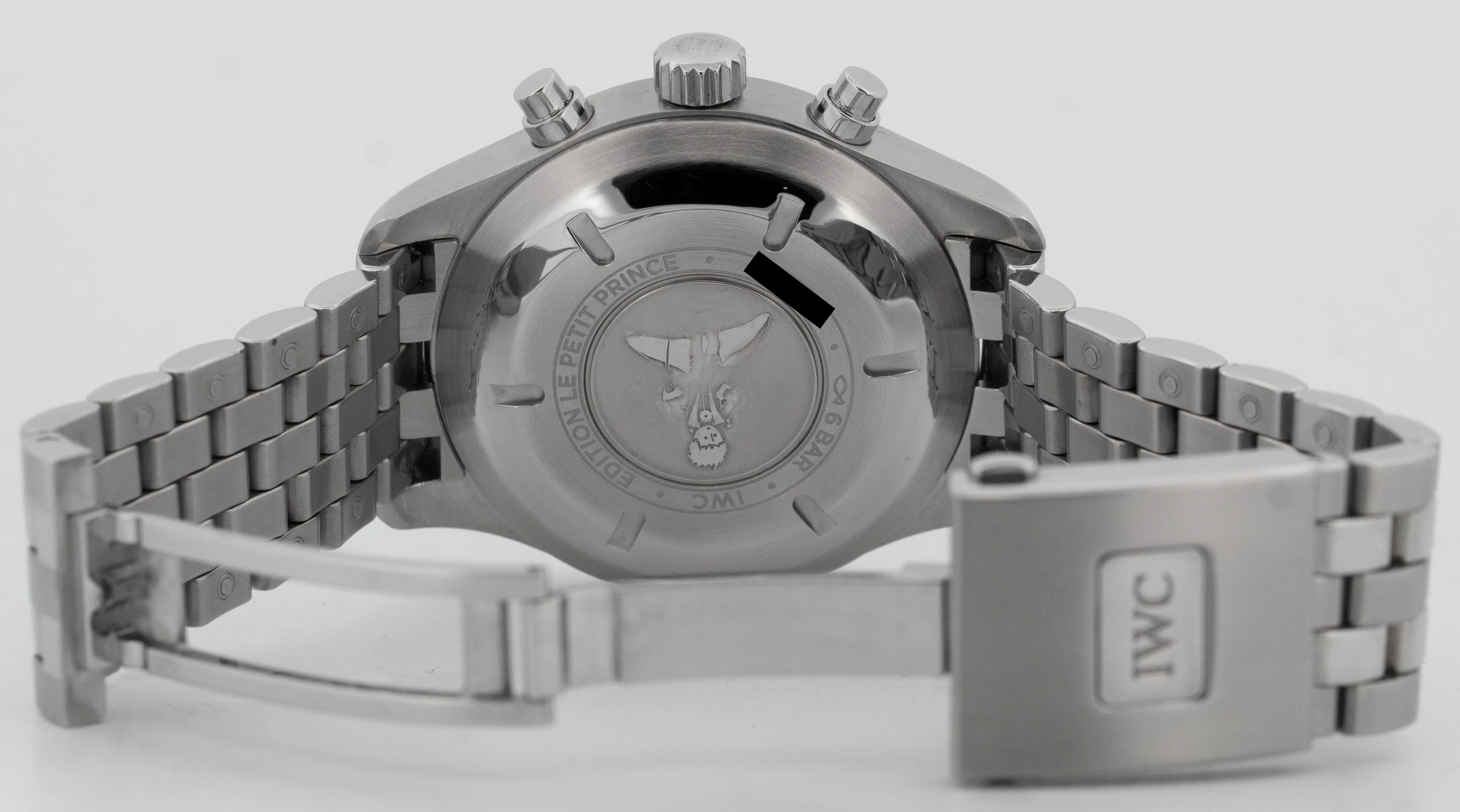 PAPERS IWC Pilot Le Petit Prince BLUE 43mm Steel Chronograph IW377717 BOX - Image 8