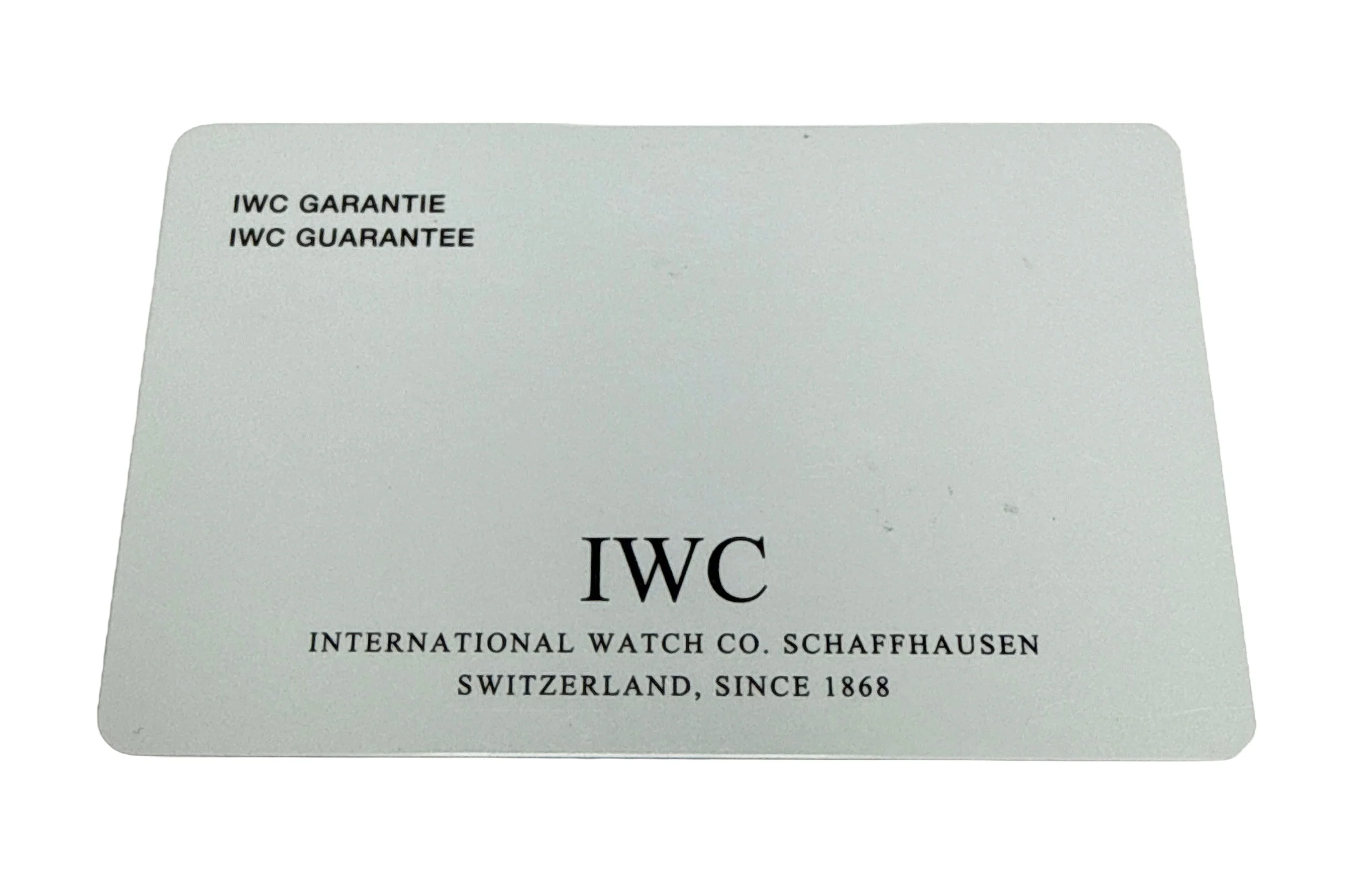 PAPERS IWC Pilot Mark XVII 17 BLACK ARABIC 41mm Stainless Date Leather IW326501 - Image 2