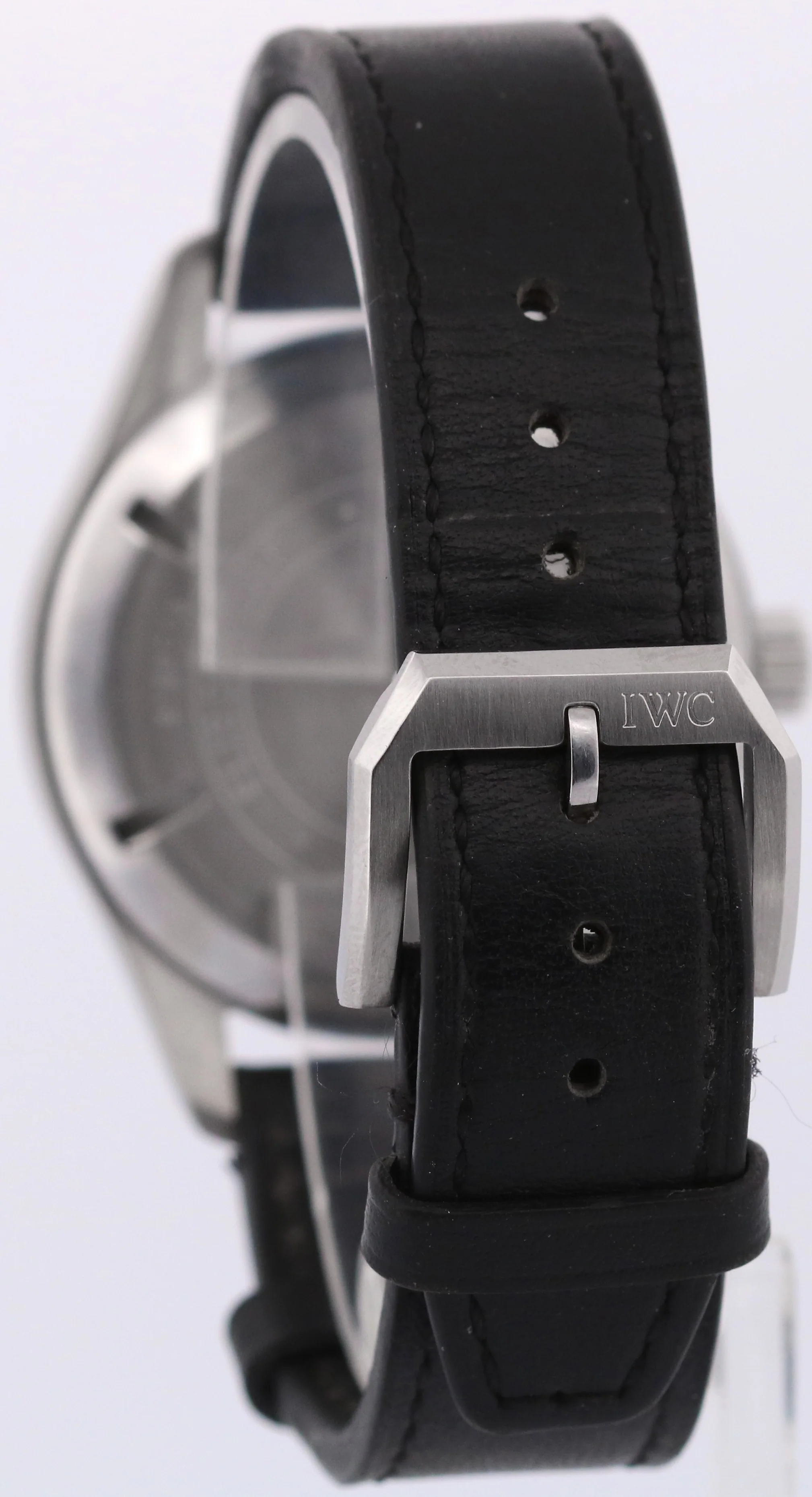 PAPERS IWC Pilot Mark XVII 17 BLACK ARABIC 41mm Stainless Date Leather IW326501 - Image 5