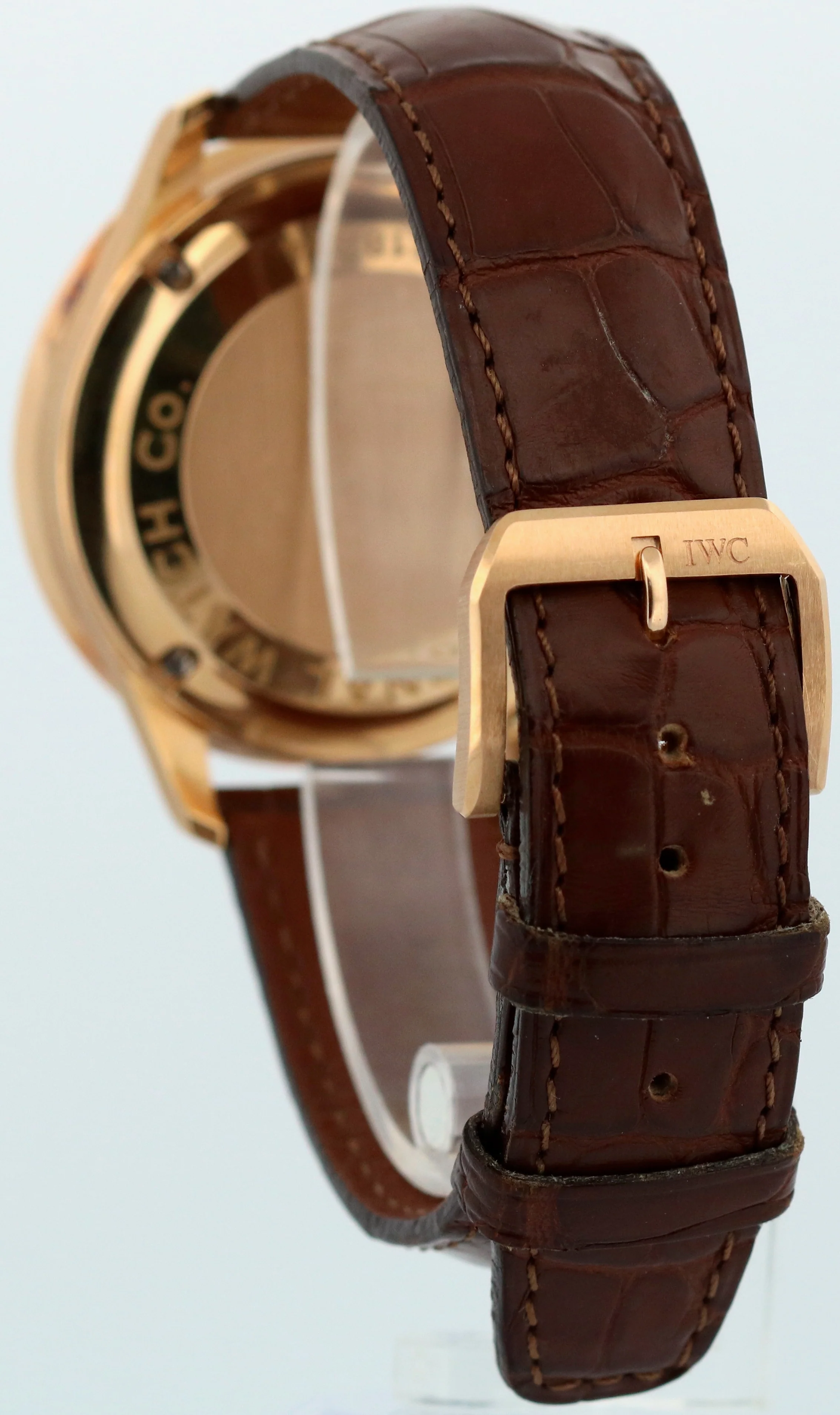 PAPERS IWC Portugieser Chrono 18K Rose Gold 40mm Leather IW371402 Watch BOX - Image 5