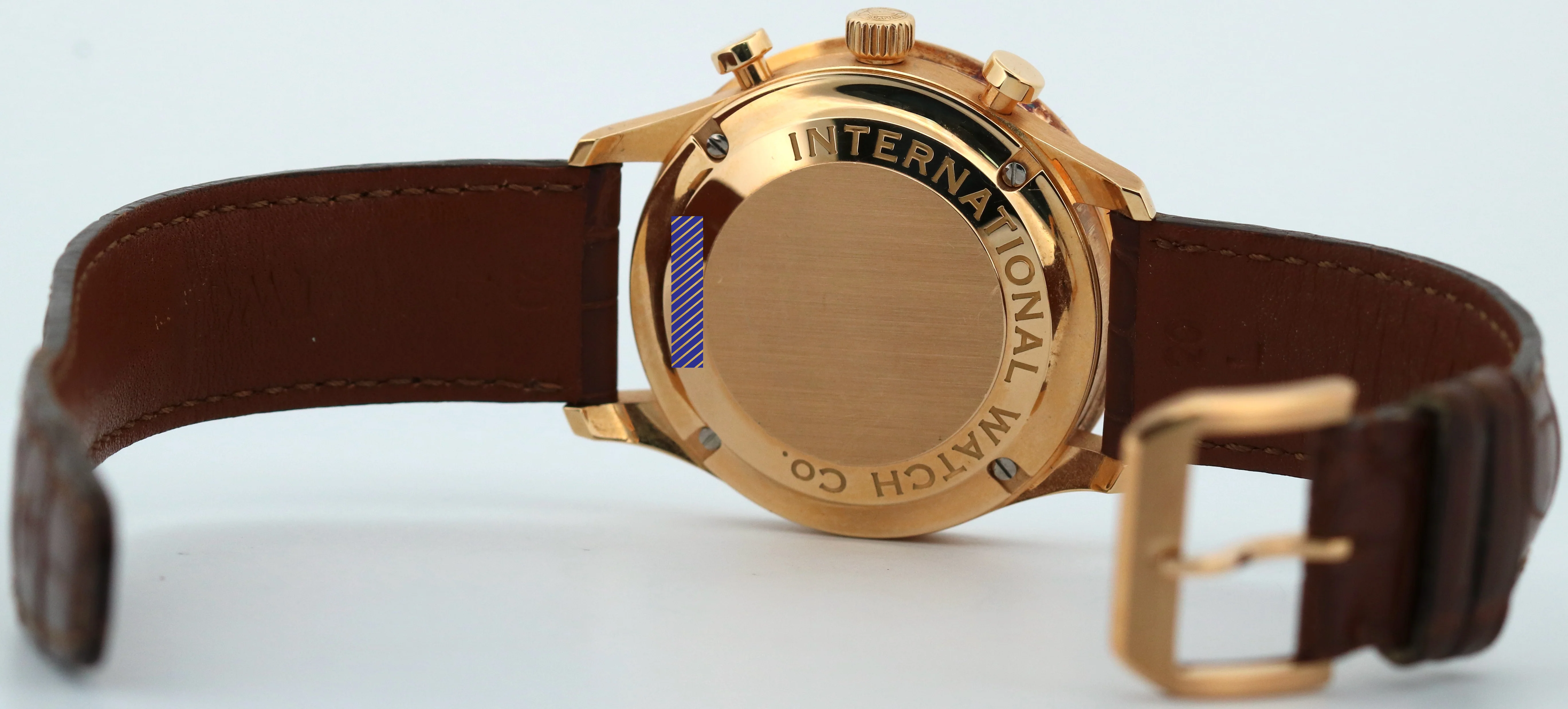 PAPERS IWC Portugieser Chrono 18K Rose Gold 40mm Leather IW371402 Watch BOX - Image 7