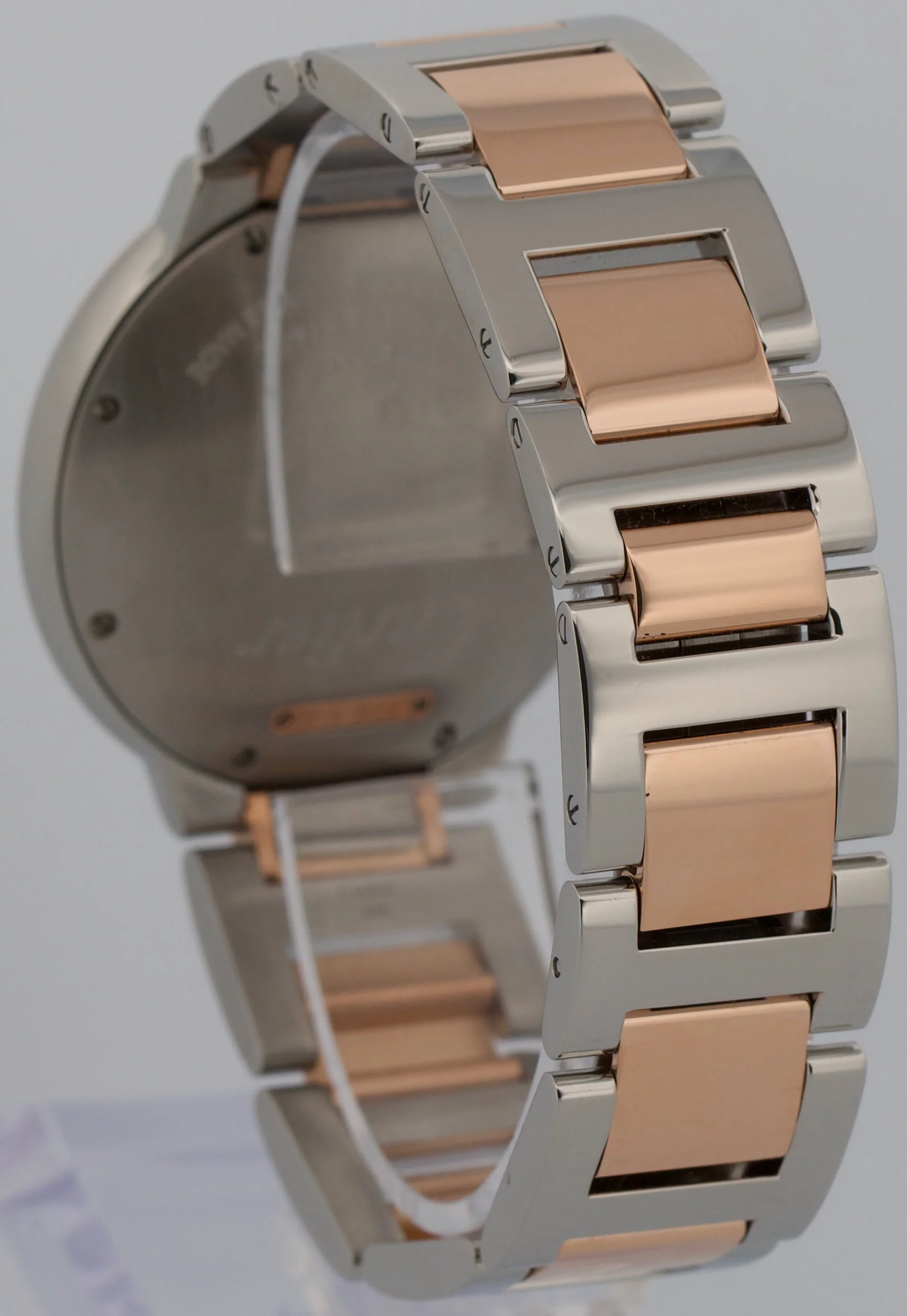 PAPERS Ladies Cartier Ballon Bleu 18K Gold Steel Automatic 36mm 4406 W2BB0033 - Image 5