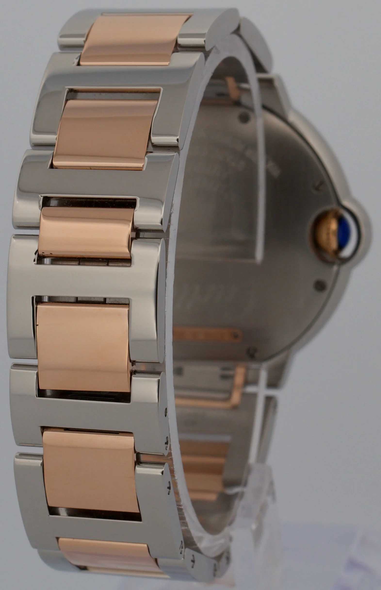 PAPERS Ladies Cartier Ballon Bleu 18K Gold Steel Automatic 36mm 4406 W2BB0033 - Image 6