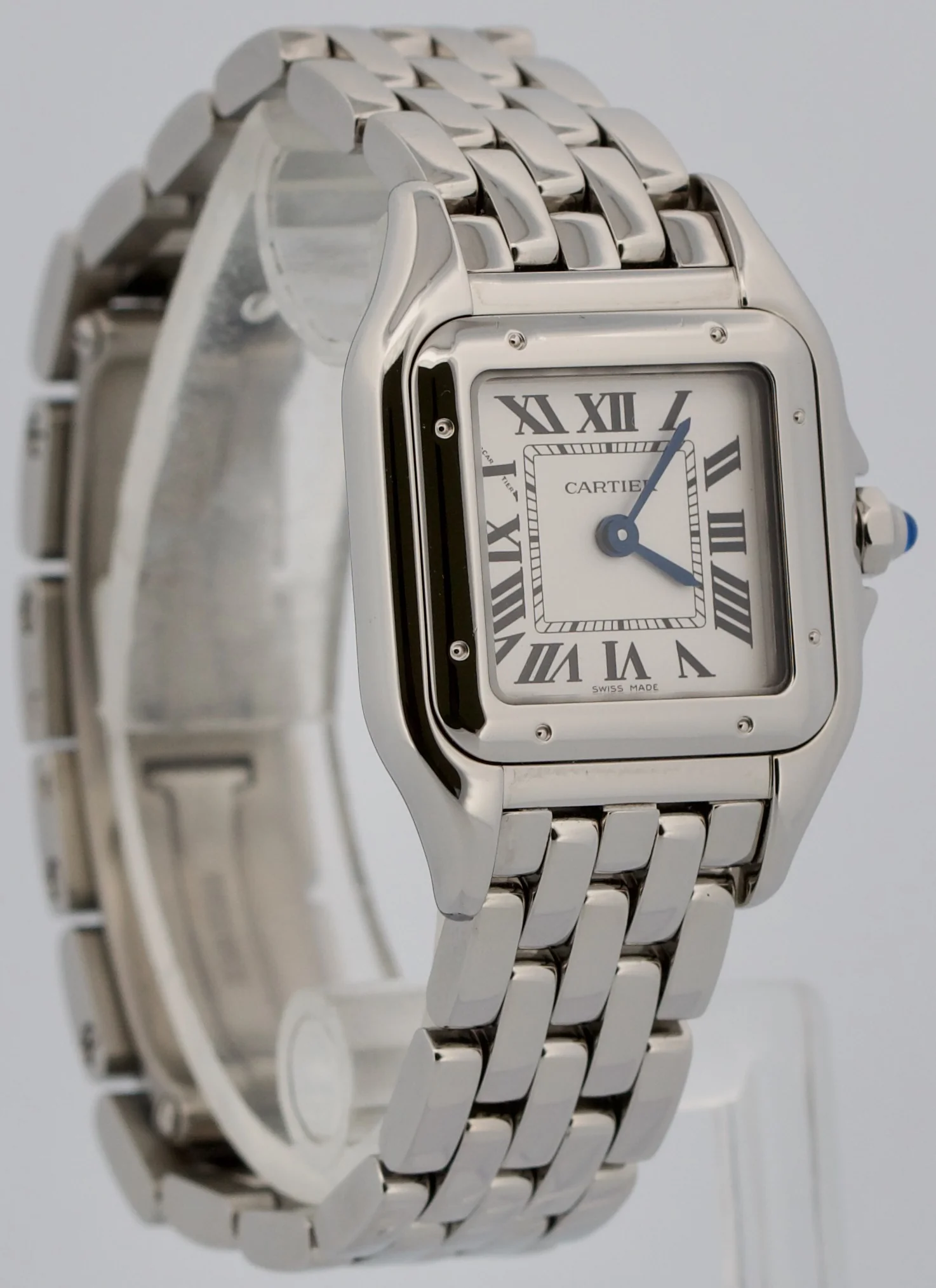 PAPERS Ladies Cartier Panthere Small Steel WHITE Roman 23mm Quartz 4177 WSPN0013 - Image 3