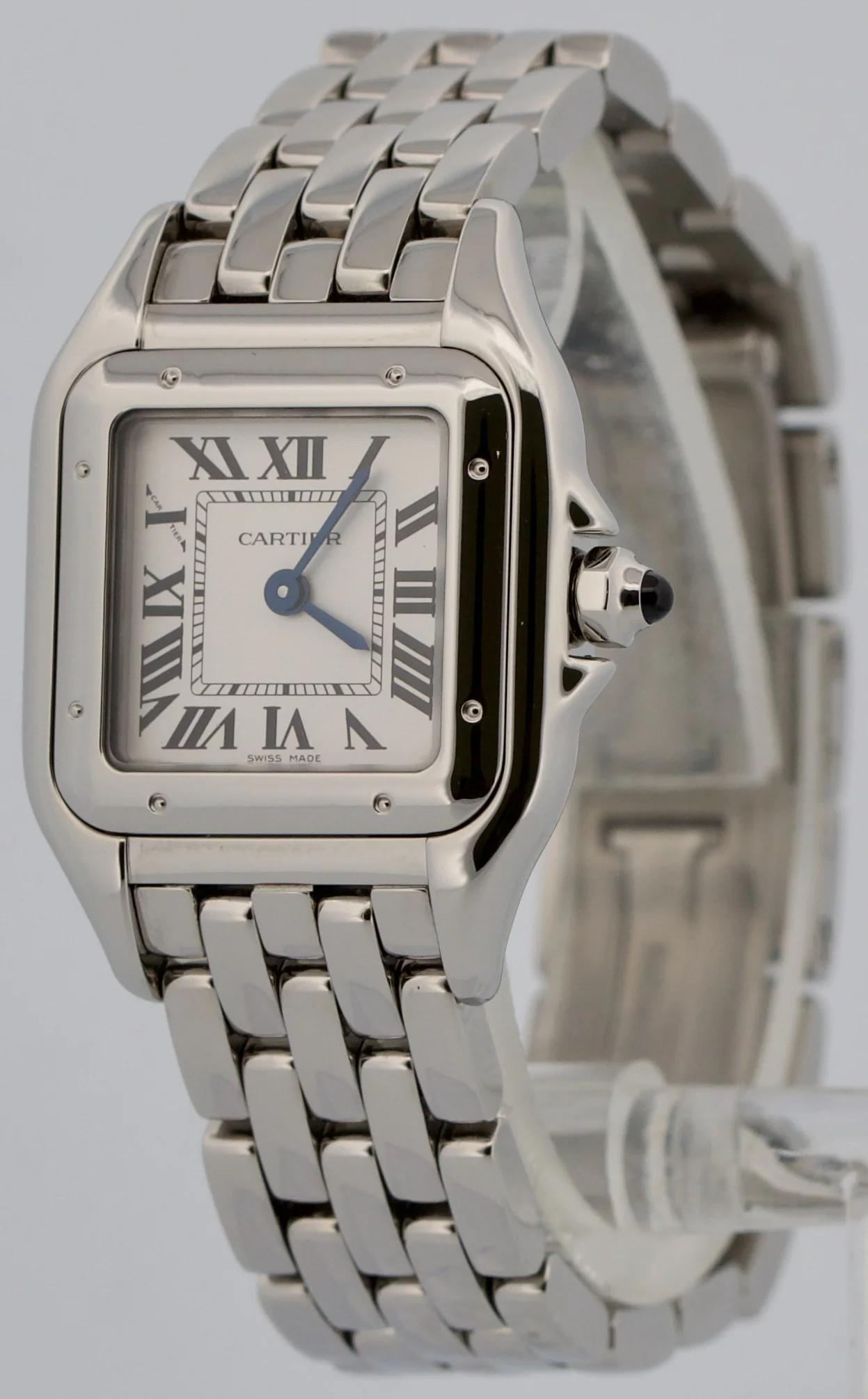 PAPERS Ladies Cartier Panthere Small Steel WHITE Roman 23mm Quartz 4177 WSPN0013 - Image 4