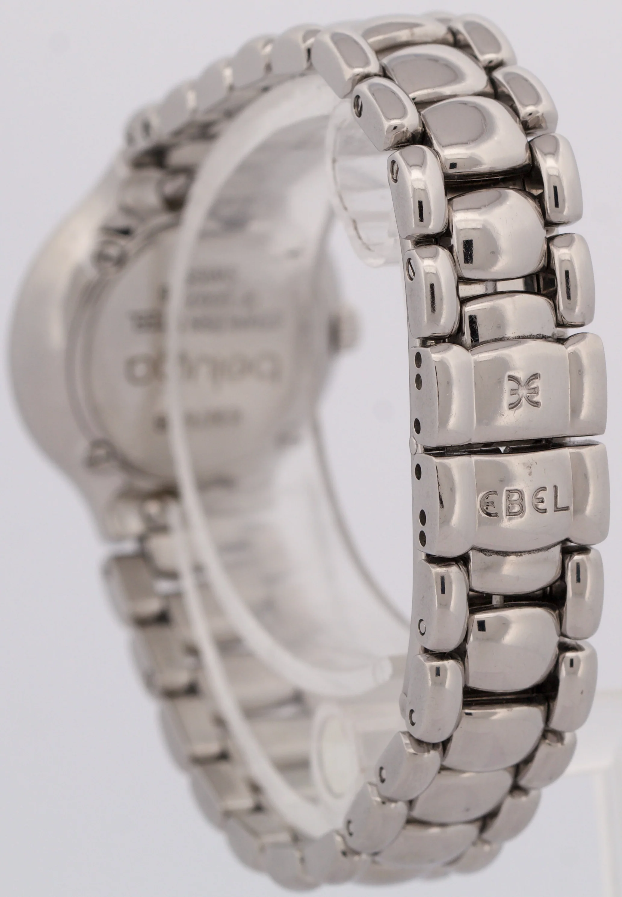 PAPERS Ladies Ebel Beluga Steel MOTHER OF PEARL DIAMOND Quartz 25mm E9976418 BOX - Image 5