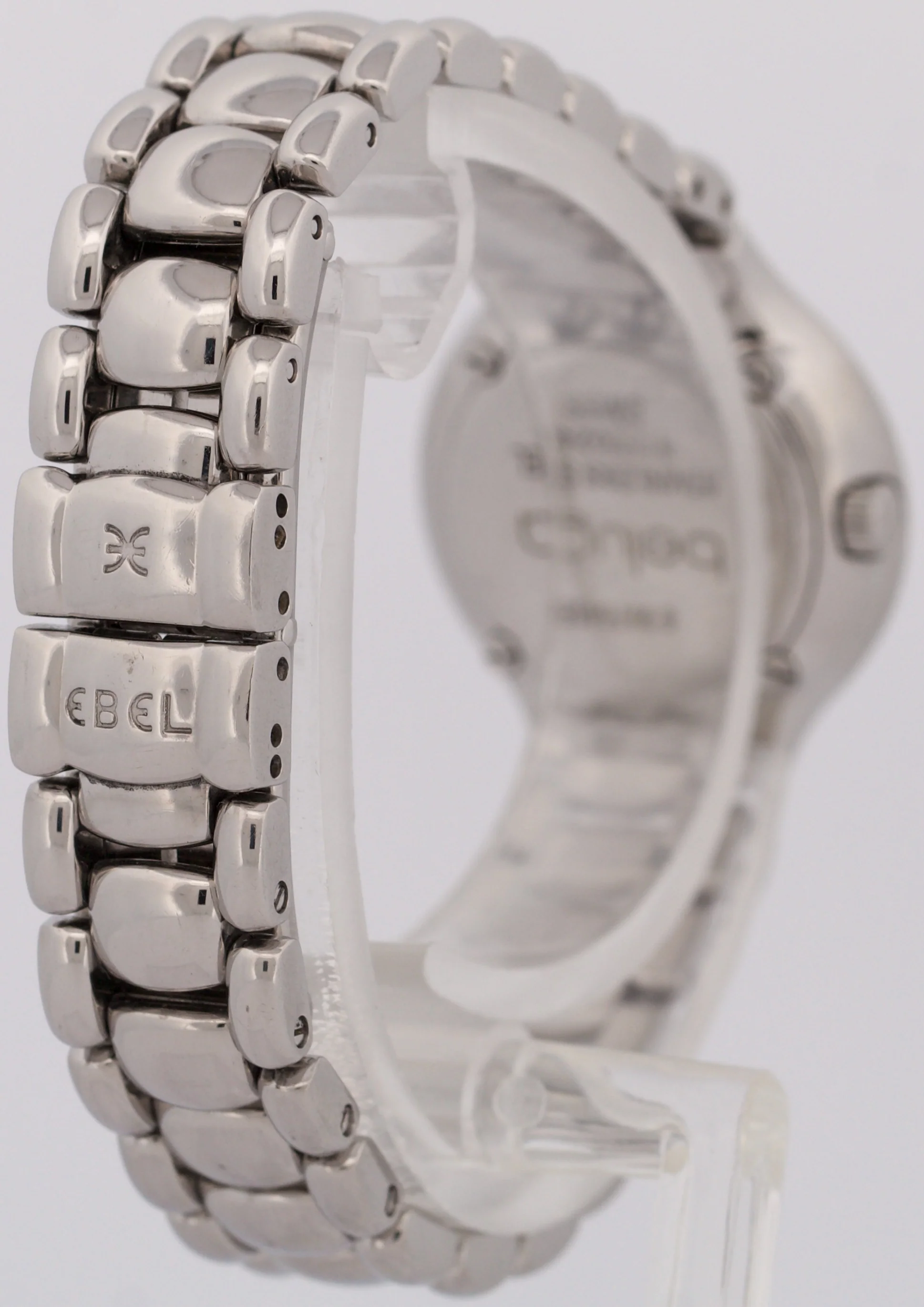 PAPERS Ladies Ebel Beluga Steel MOTHER OF PEARL DIAMOND Quartz 25mm E9976418 BOX - Image 6