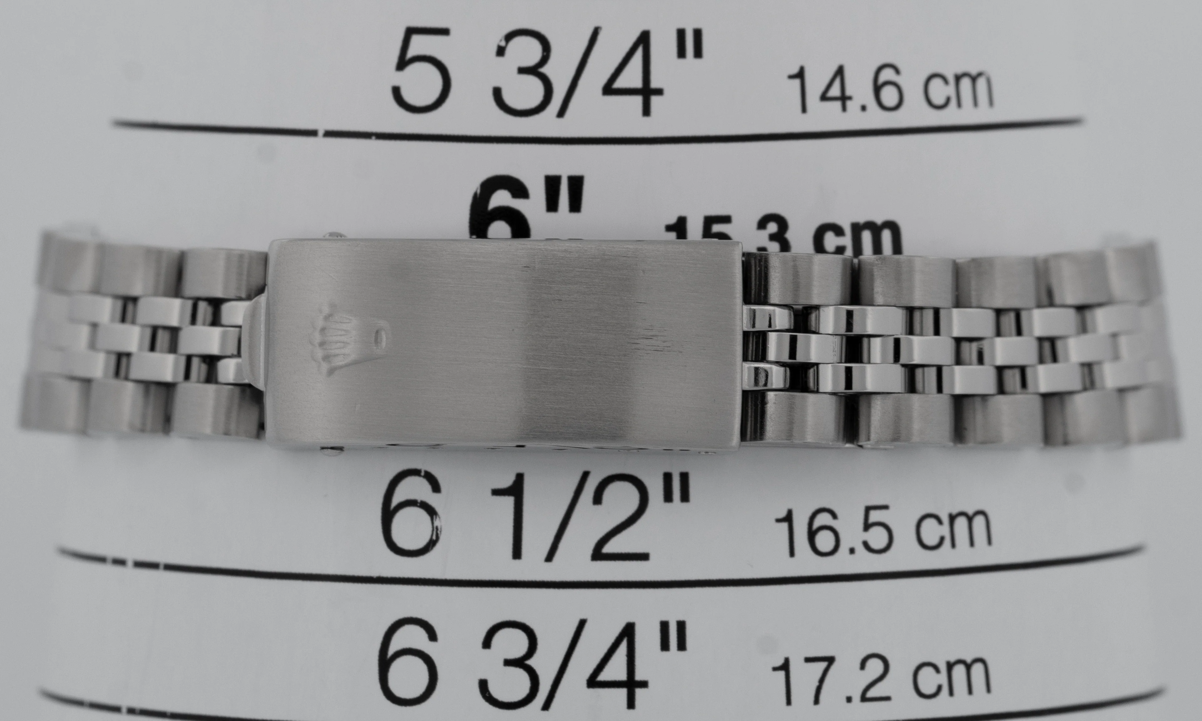 PAPERS Ladies Rolex Date 26mm Blue Stainless Steel Jubilee Watch 69160 BOX - Image 8