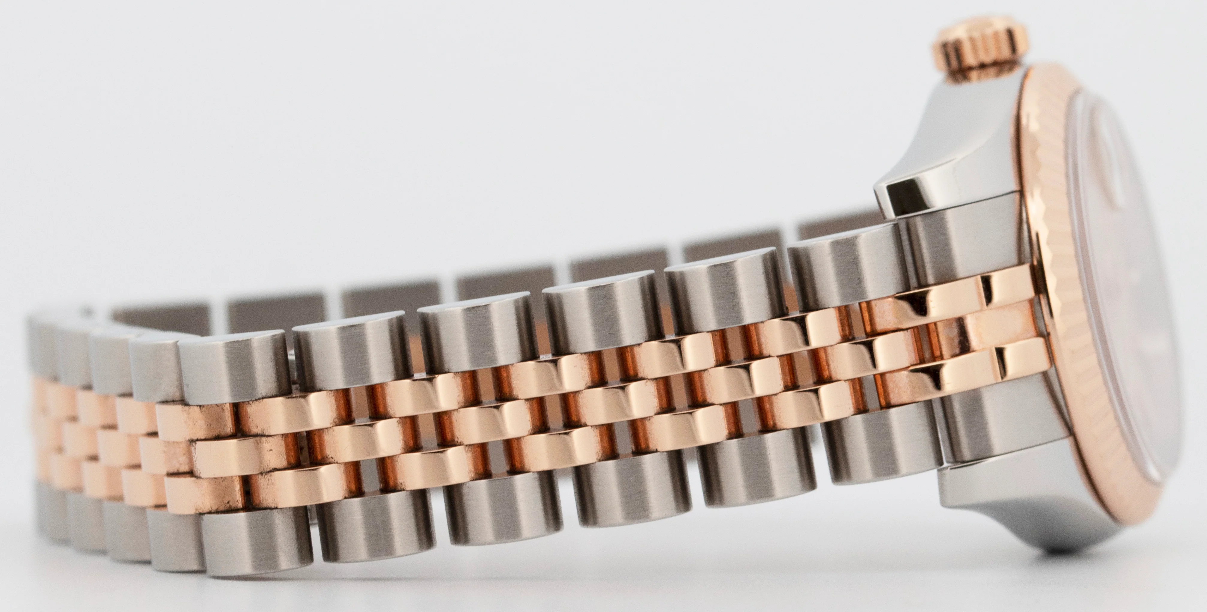 PAPERS Ladies Rolex DateJust 26mm PINK Two-Tone 18K Rose Gold JUBILEE 179171 BOX - Image 7