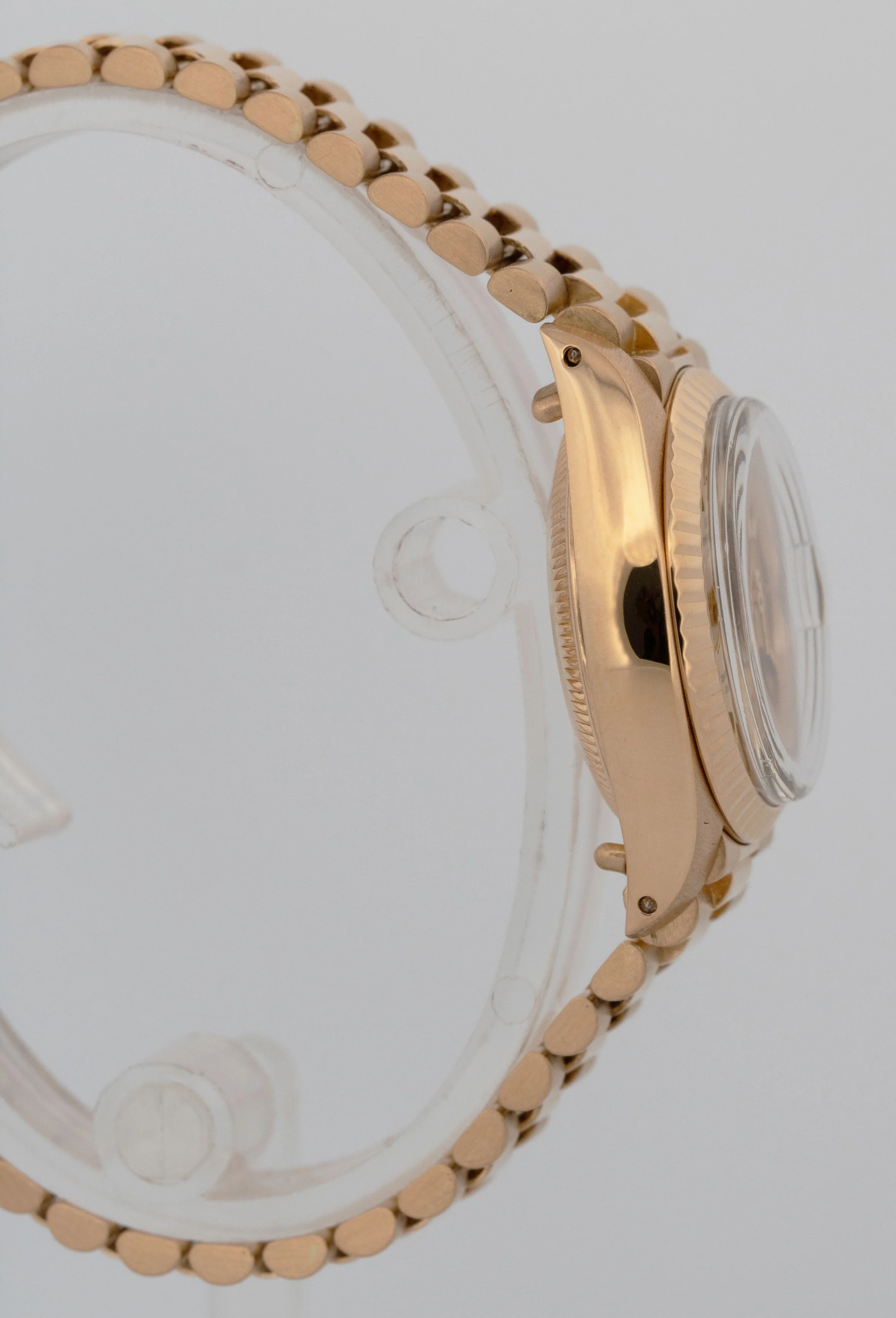PAPERS Ladies Rolex DateJust President 26mm Champagne 18K Gold 6917 Watch BOX - Image 4