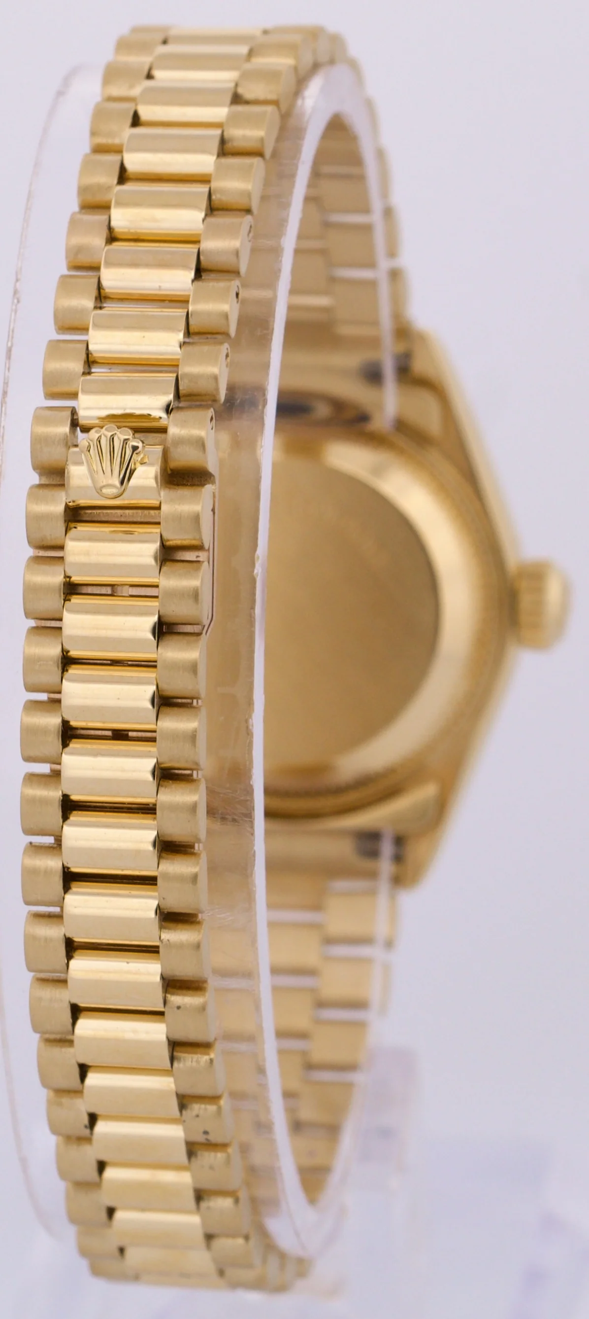 PAPERS Ladies Rolex DateJust President 26mm MOP DIAMOND 18K Gold 69178 BOX - Image 6