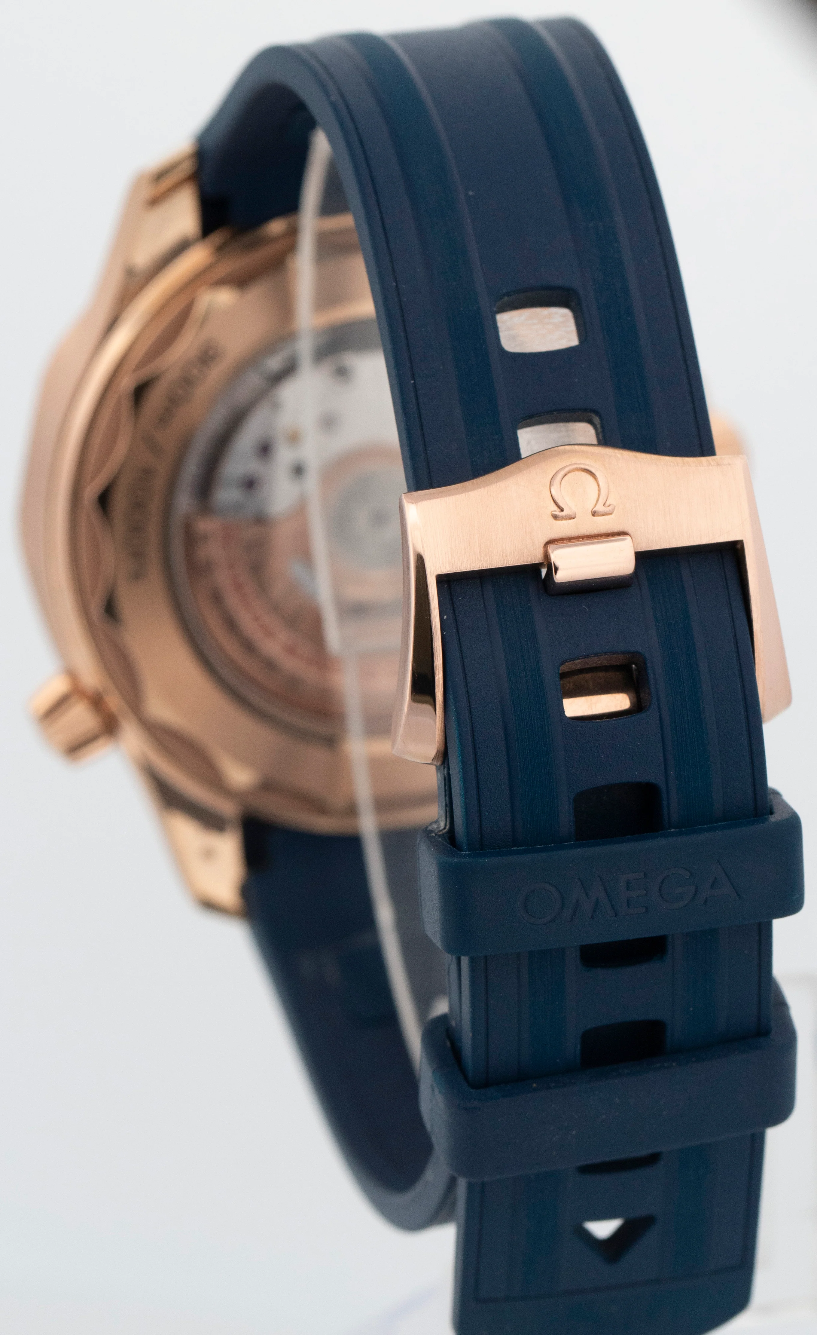 PAPERS Omega Seamaster Ceramic Blue Sedna 18K GOLD 43mm 210.62.42.20.03.001 BOX - Image 4