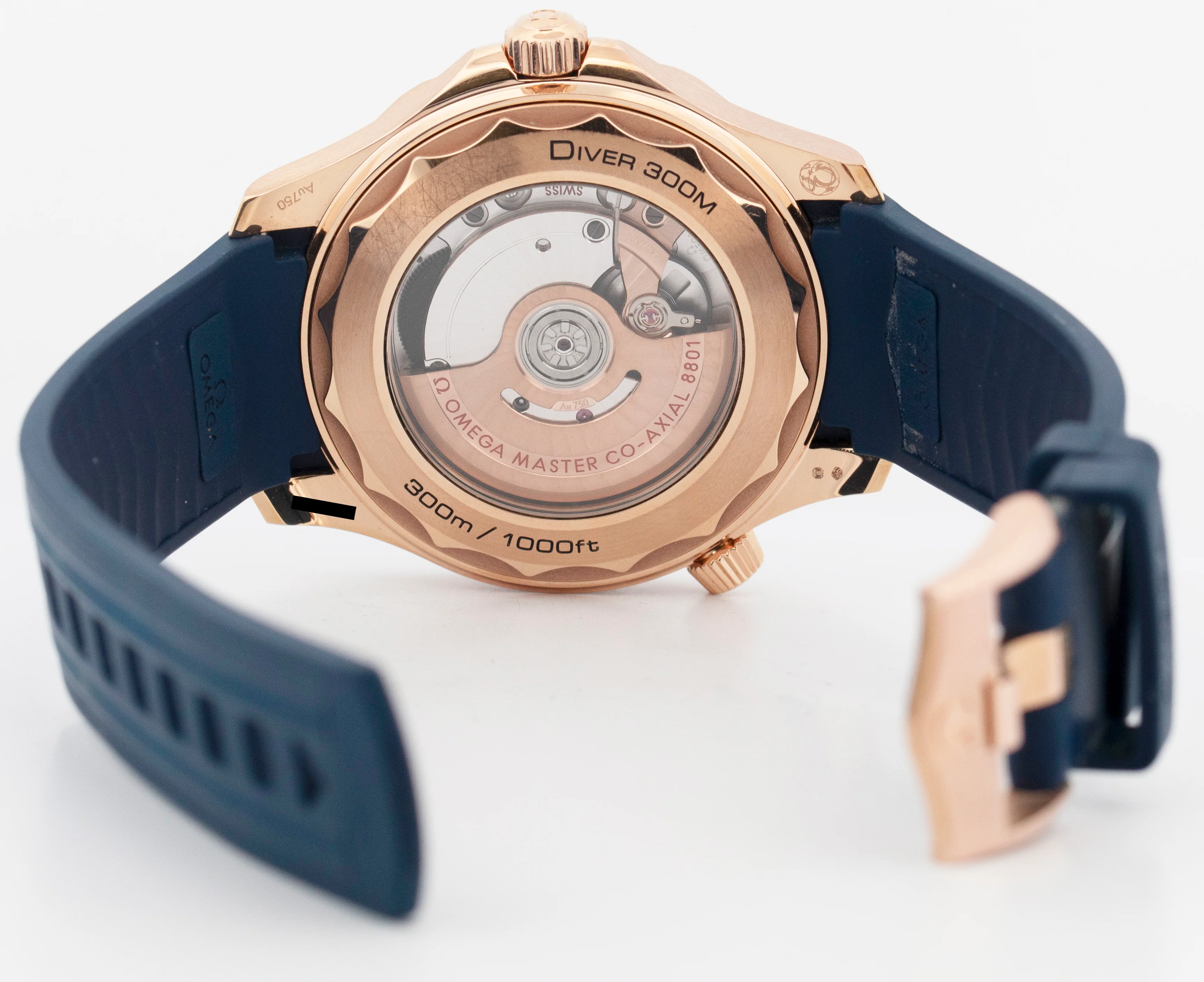 PAPERS Omega Seamaster Ceramic Blue Sedna 18K GOLD 43mm 210.62.42.20.03.001 BOX - Image 5