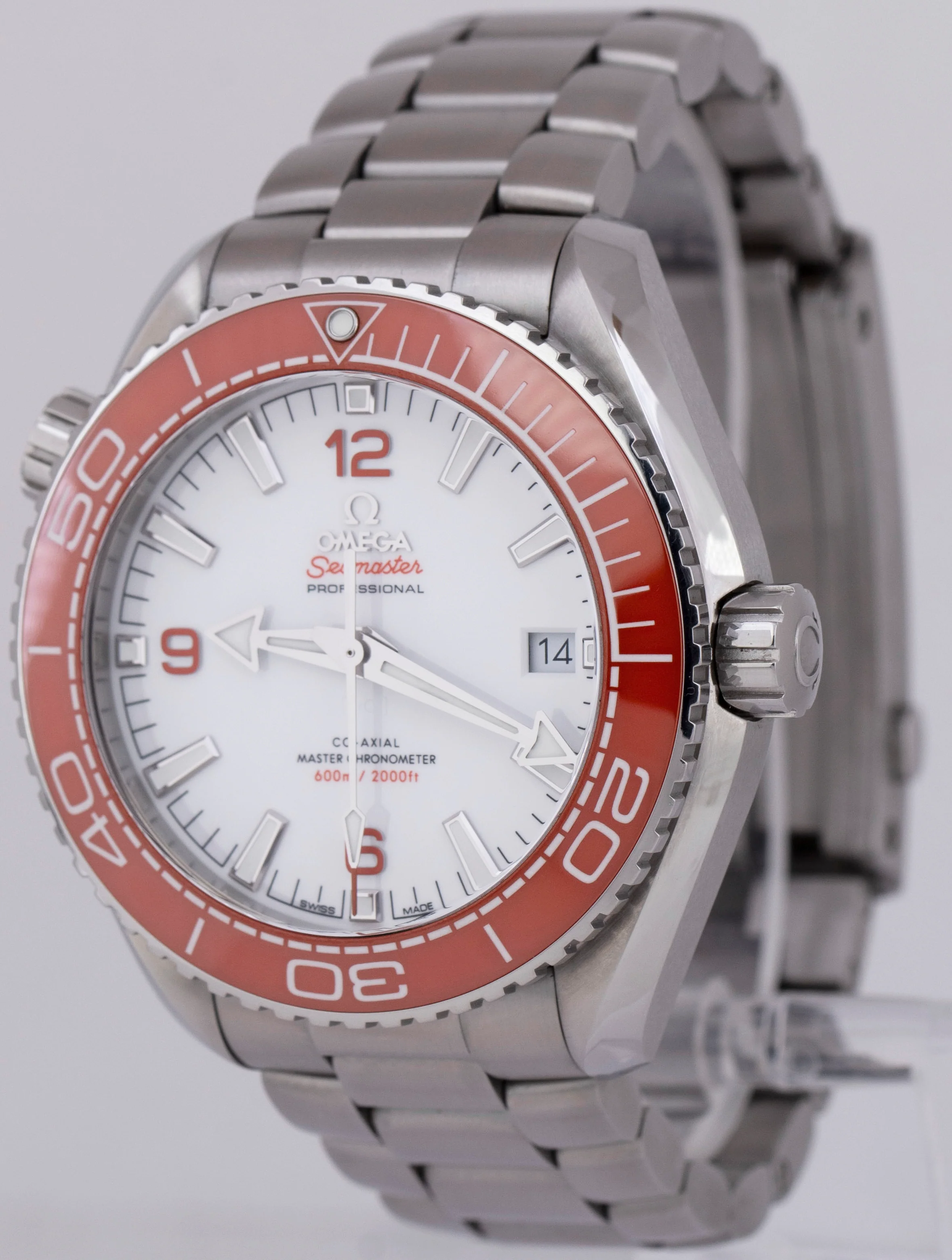 PAPERS Omega Seamaster Planet Ocean WHITE Orange 43mm 215.30.44.21.04.001 BOX - Image 3