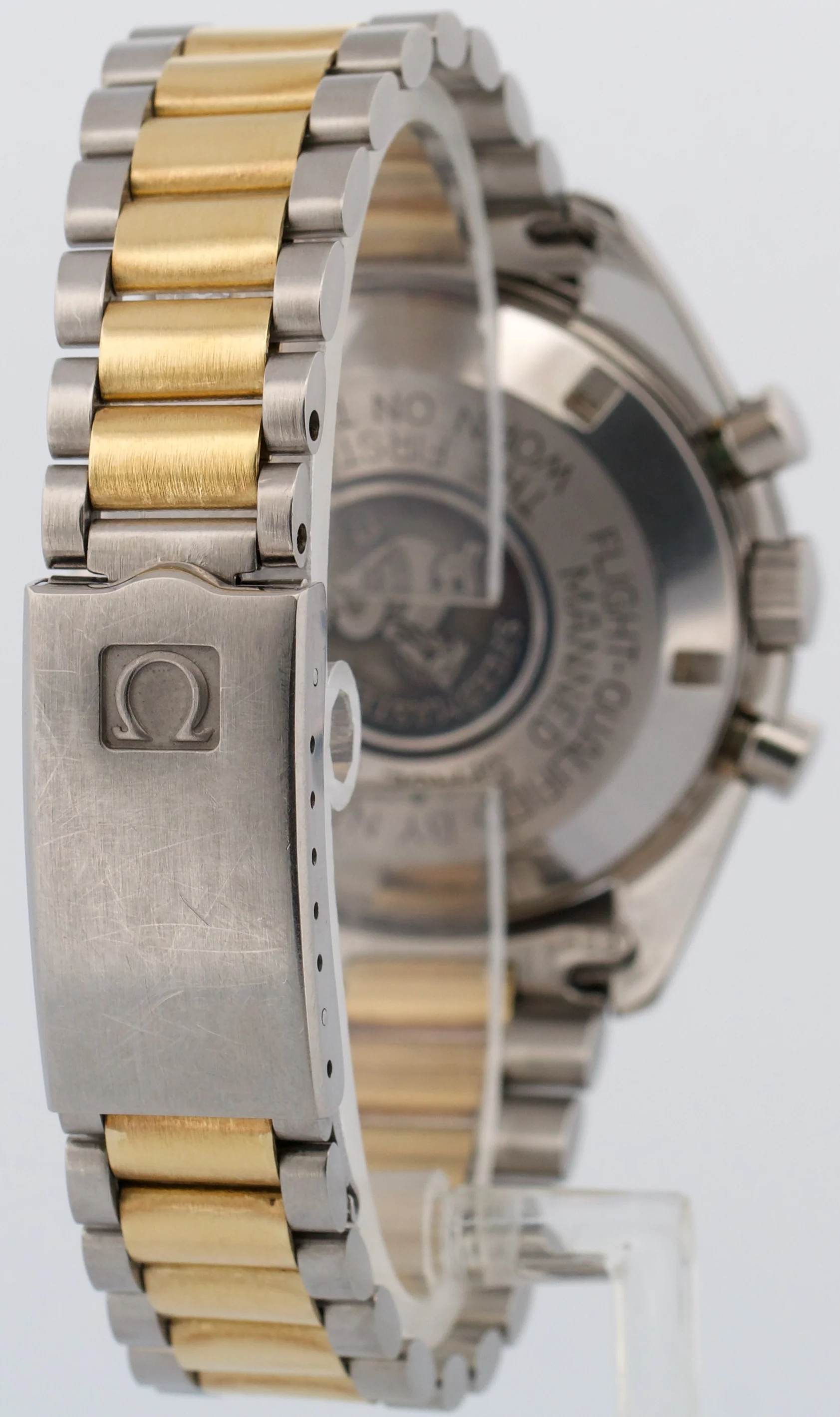 PAPERS Omega Speedmaster CHAMPAGNE Two-Tone 42mm Yellow Gold Steel DD145.022 BOX - Image 6