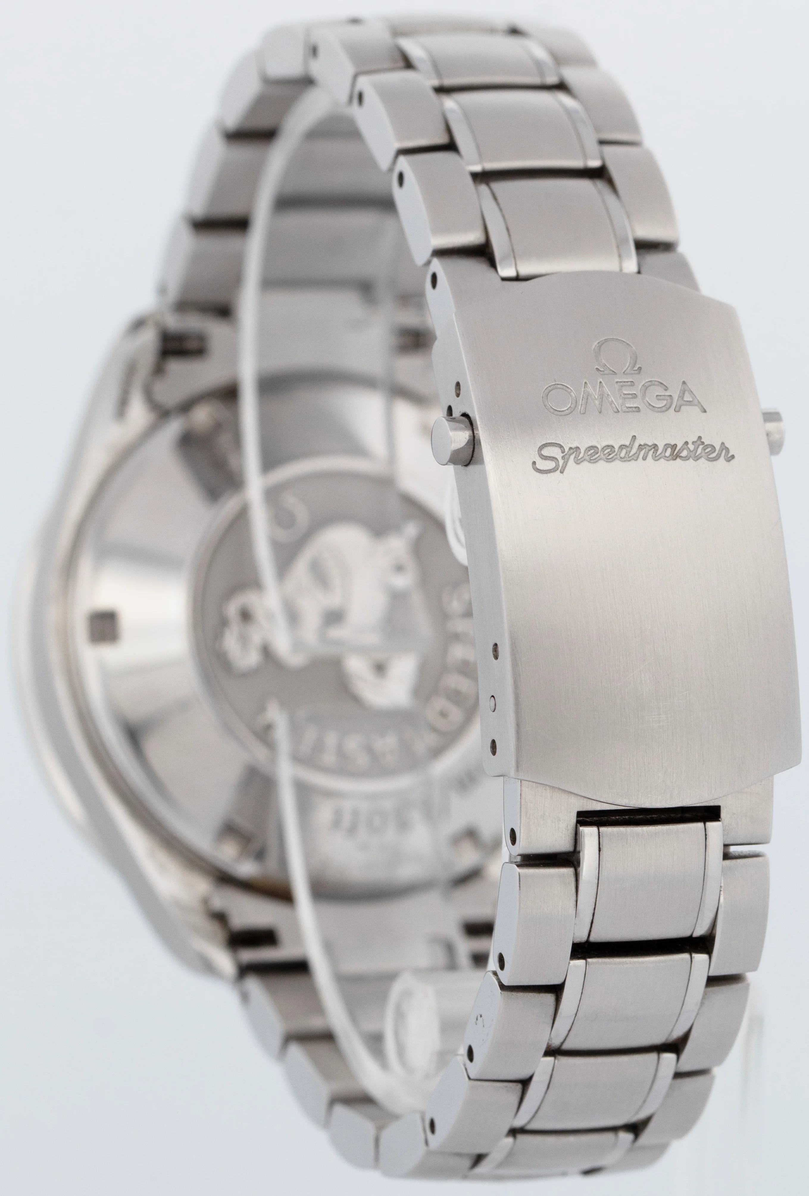 PAPERS Omega Speedmaster Date Black 40mm Chronograph Steel Watch 3210.50.00 BOX - Image 5