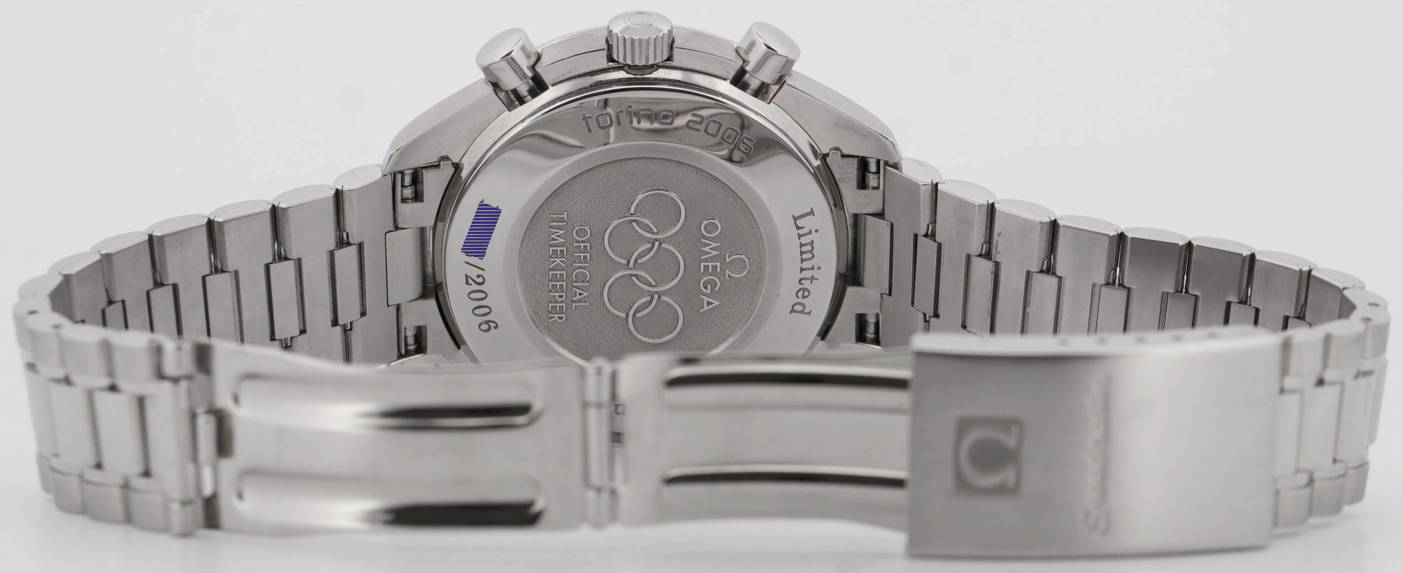 PAPERS Omega Speedmaster Reduced TORINO OLYMPICS 39mm Chronograph 3538.30 BOX - Image 7