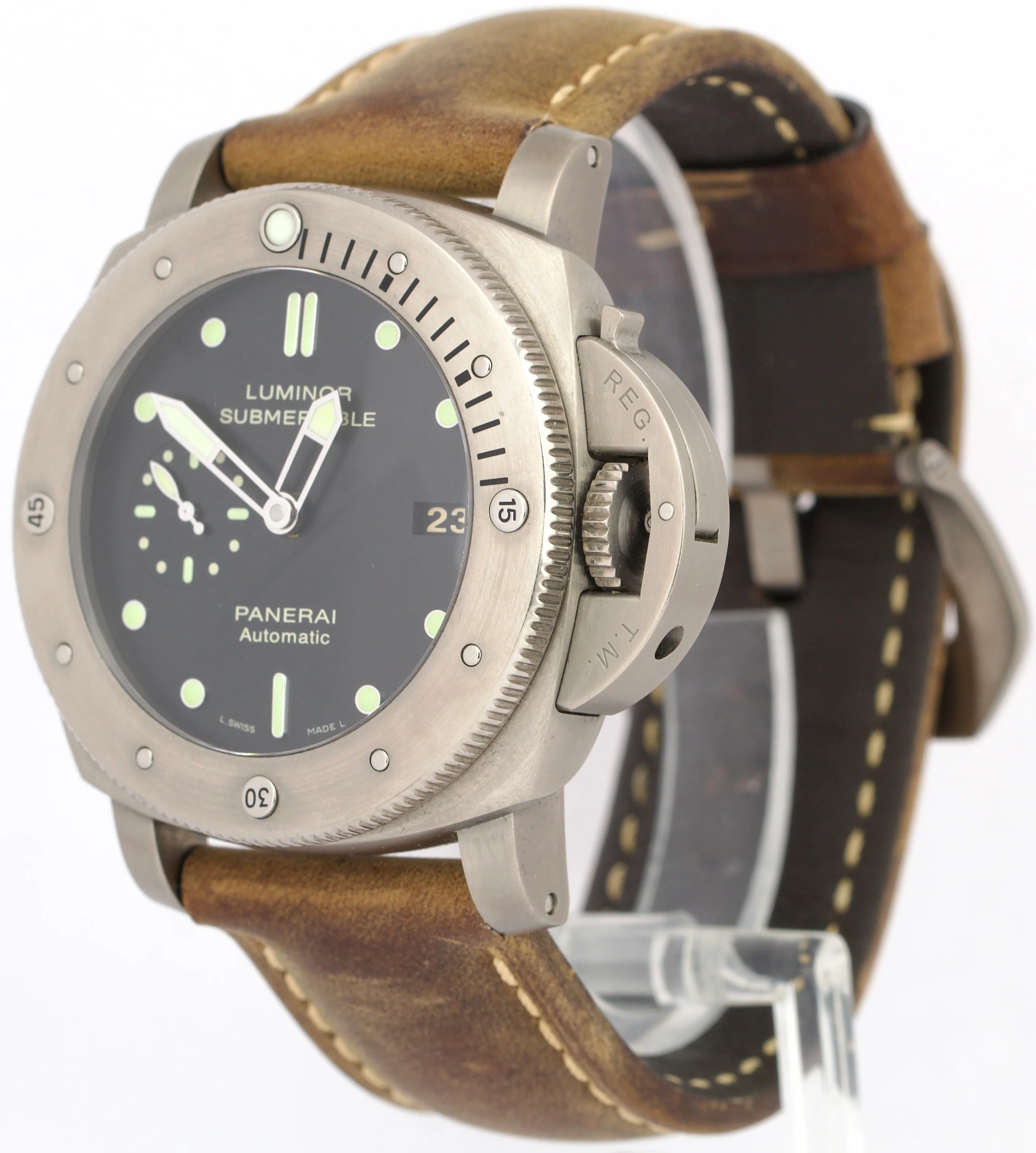 PAPERS Panerai Luminor Submersible PAM 305 Titanium Leather 47mm PAM00305 BOX - Image 3