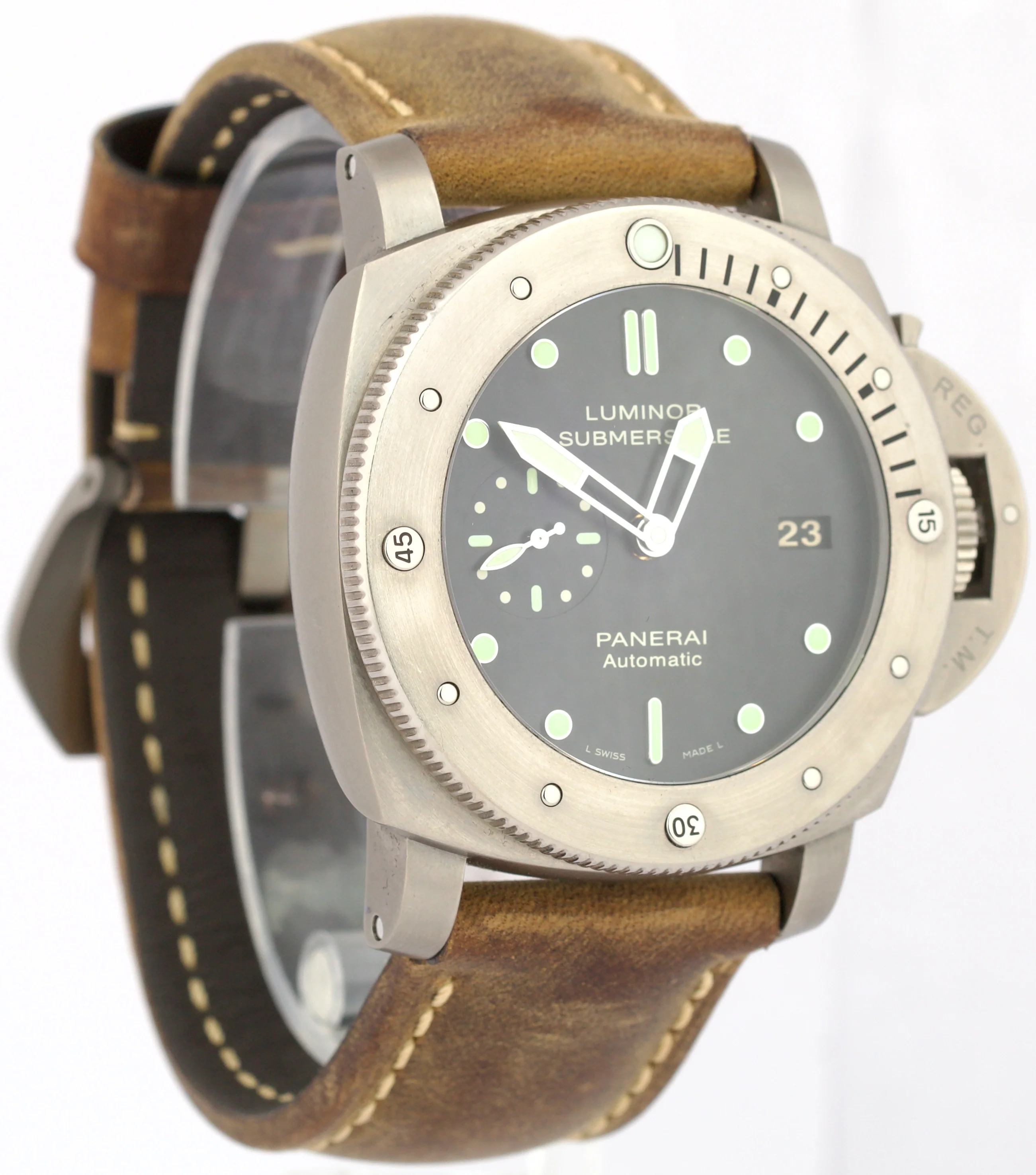 PAPERS Panerai Luminor Submersible PAM 305 Titanium Leather 47mm PAM00305 BOX - Image 4