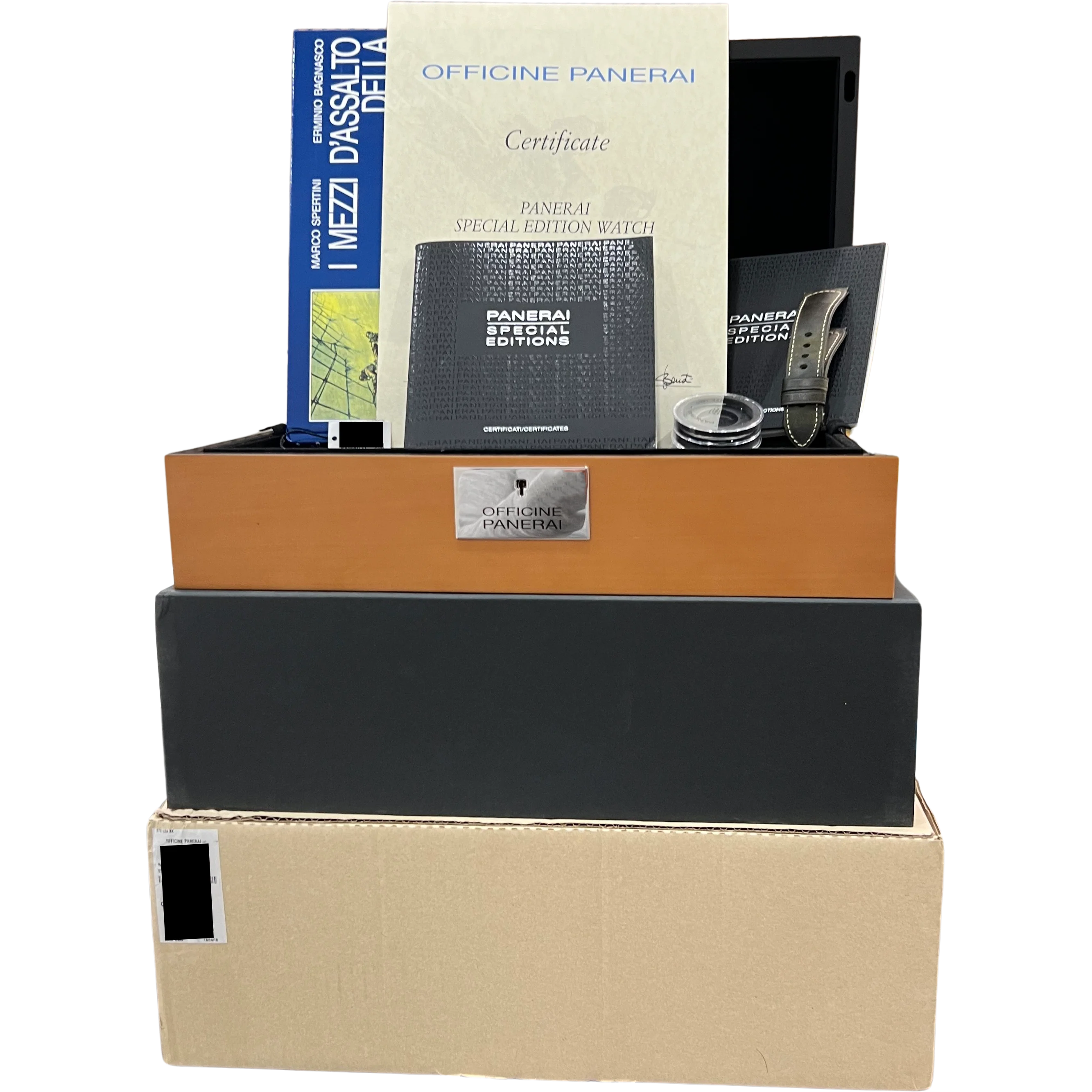 PAPERS Panerai Radiomir 3 Days 47mm Acciaio Anonimo Steel Watch PAM00721 BOX - Image 2