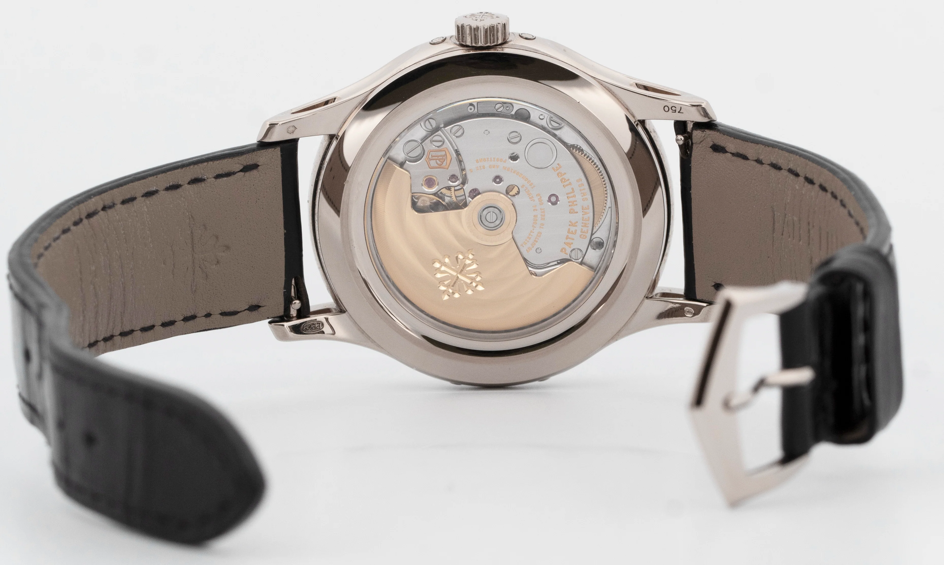 PAPERS Patek Philippe Annual Calendar BLUE 18K White Gold 40mm 5205G Watch BOX - Image 6