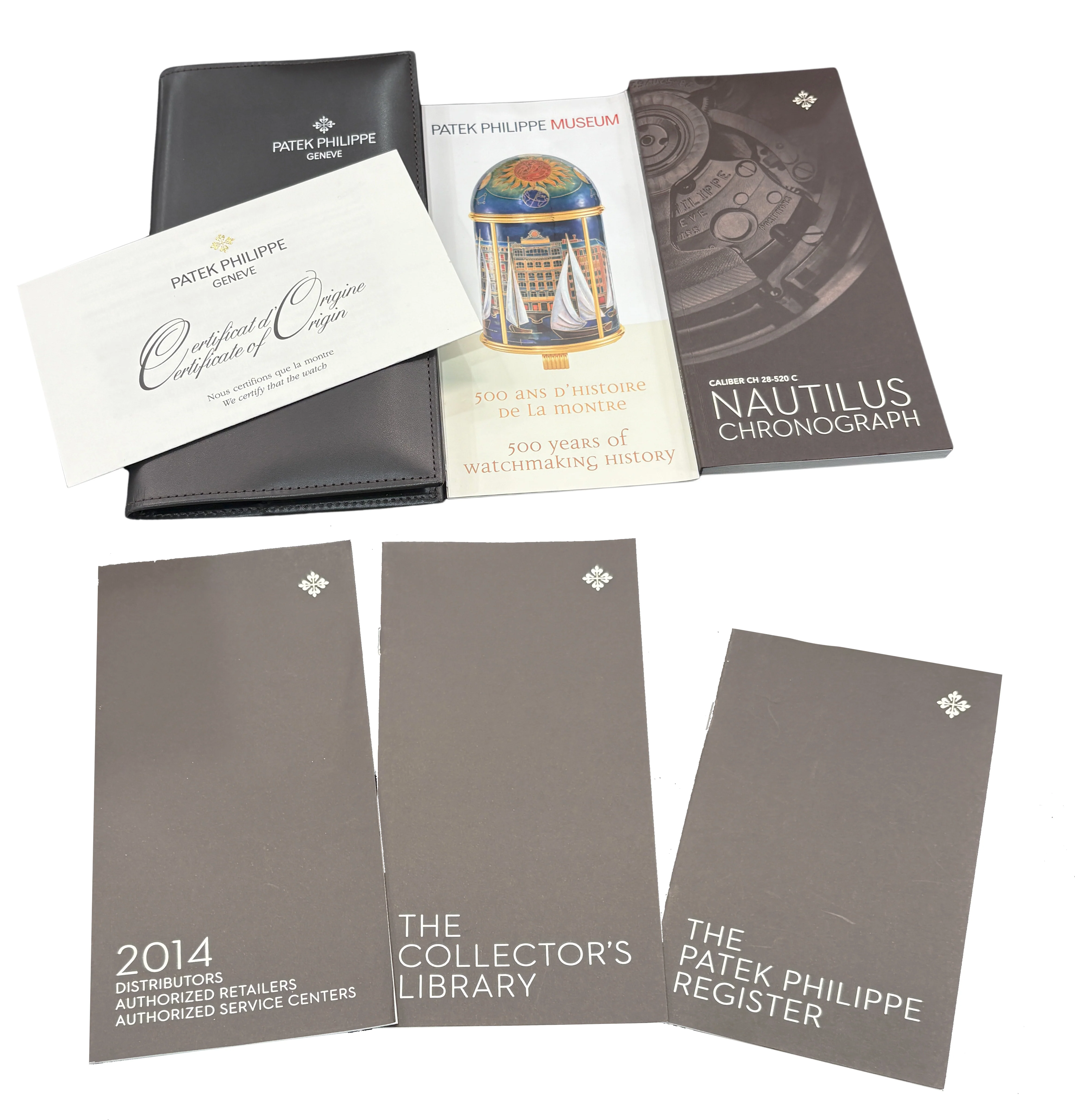 PAPERS Patek Philippe Nautilus 40.5mm Chronograph 18K Two-Tone Blue 5980/1AR BOX - Image 2