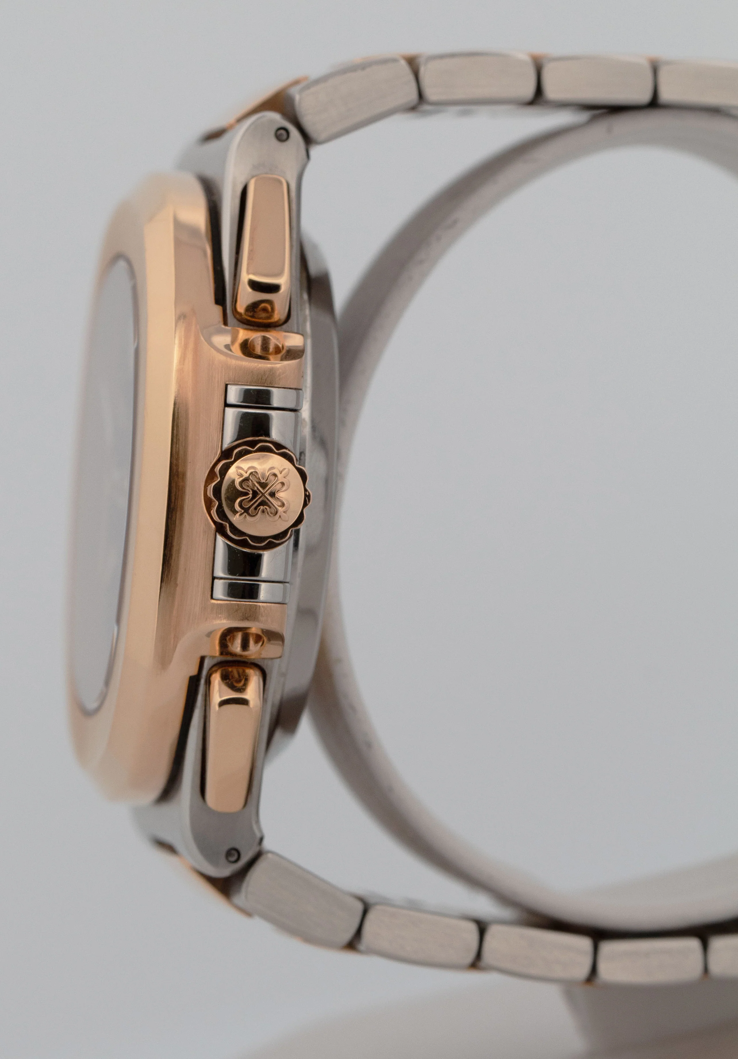 PAPERS Patek Philippe Nautilus 40.5mm Chronograph 18K Two-Tone Blue 5980/1AR BOX - Image 5