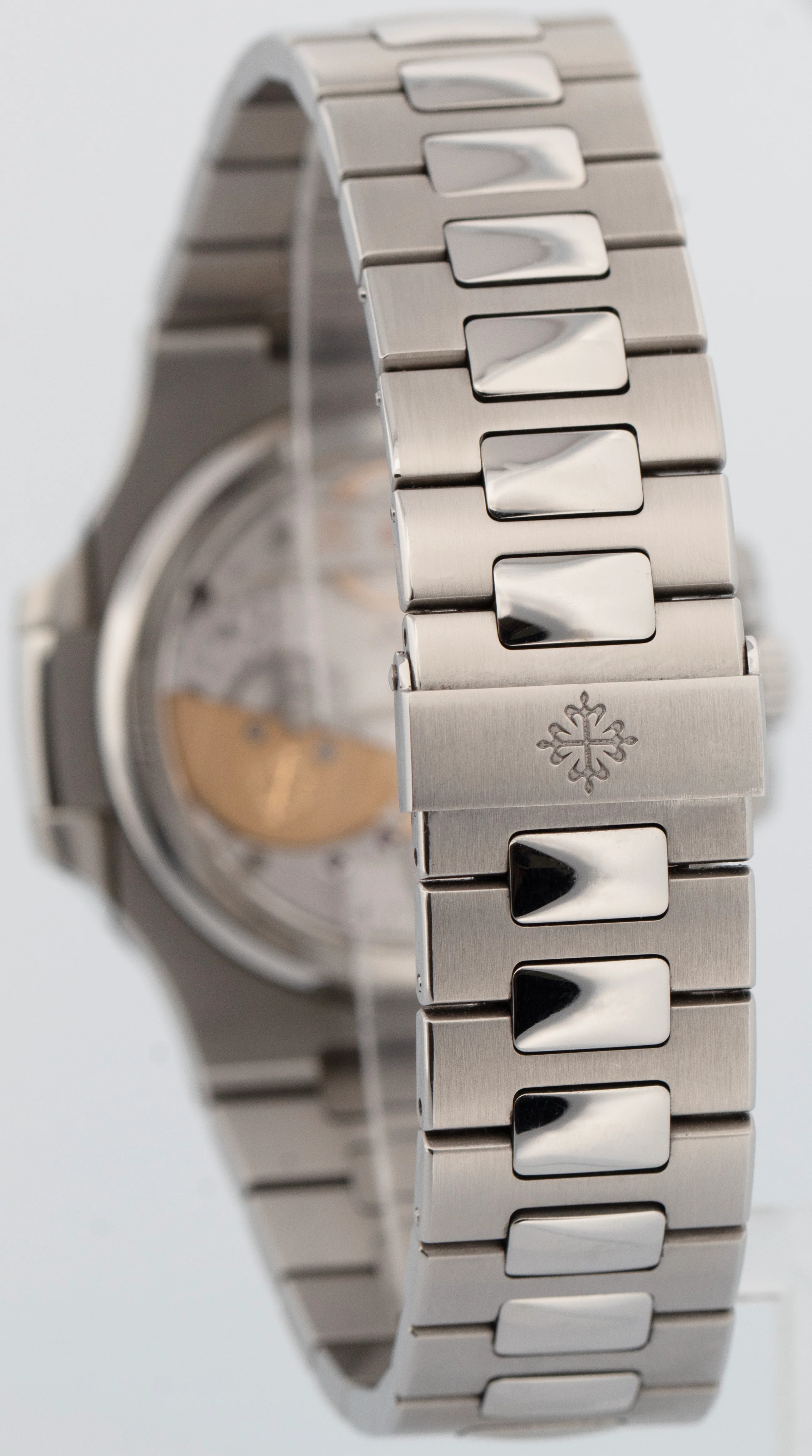 PAPERS Patek Philippe Nautilus Blue Moon Phase 40mm Steel Watch 5712/1A-001 BOX - Image 5