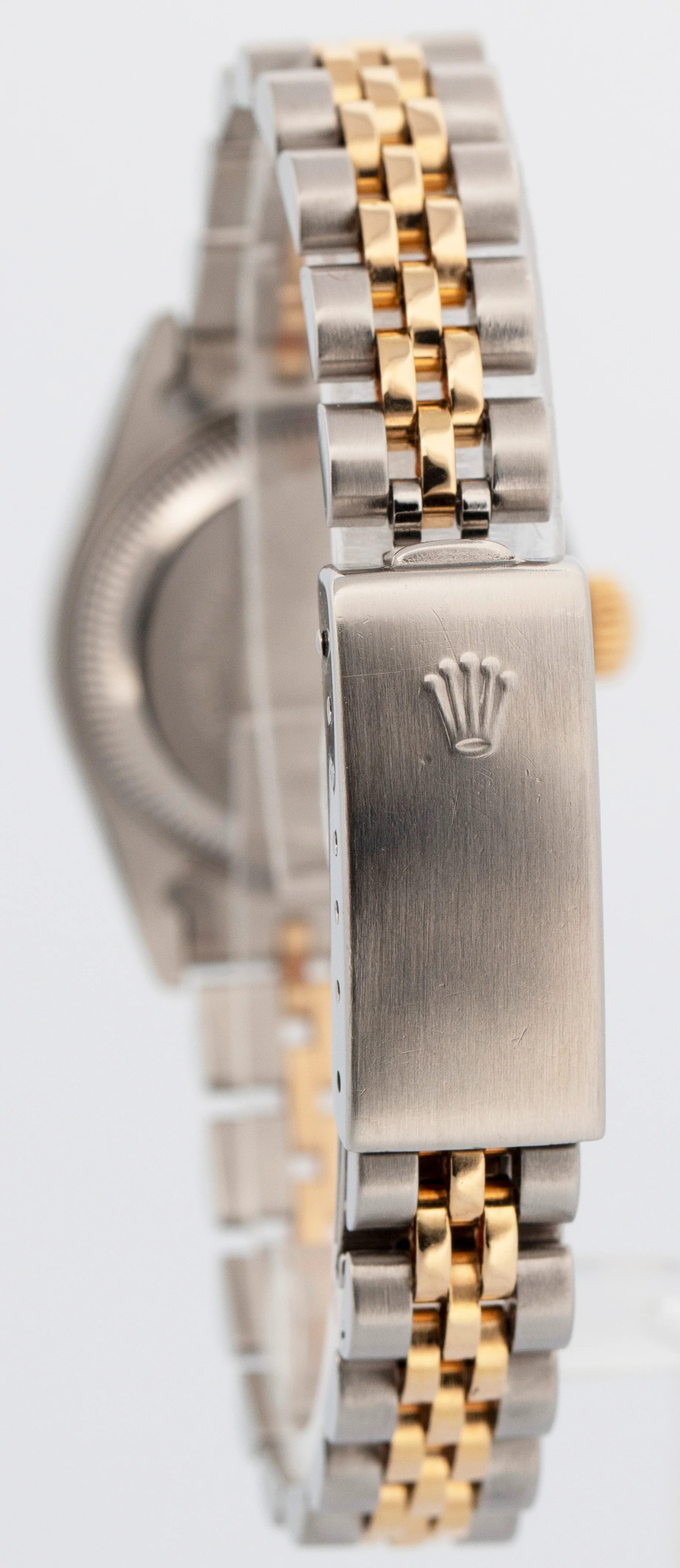 PAPERS Rolex DateJust 26mm PINBALL Champagne 18K Gold JUBILEE 69173 Watch BOX - Image 5