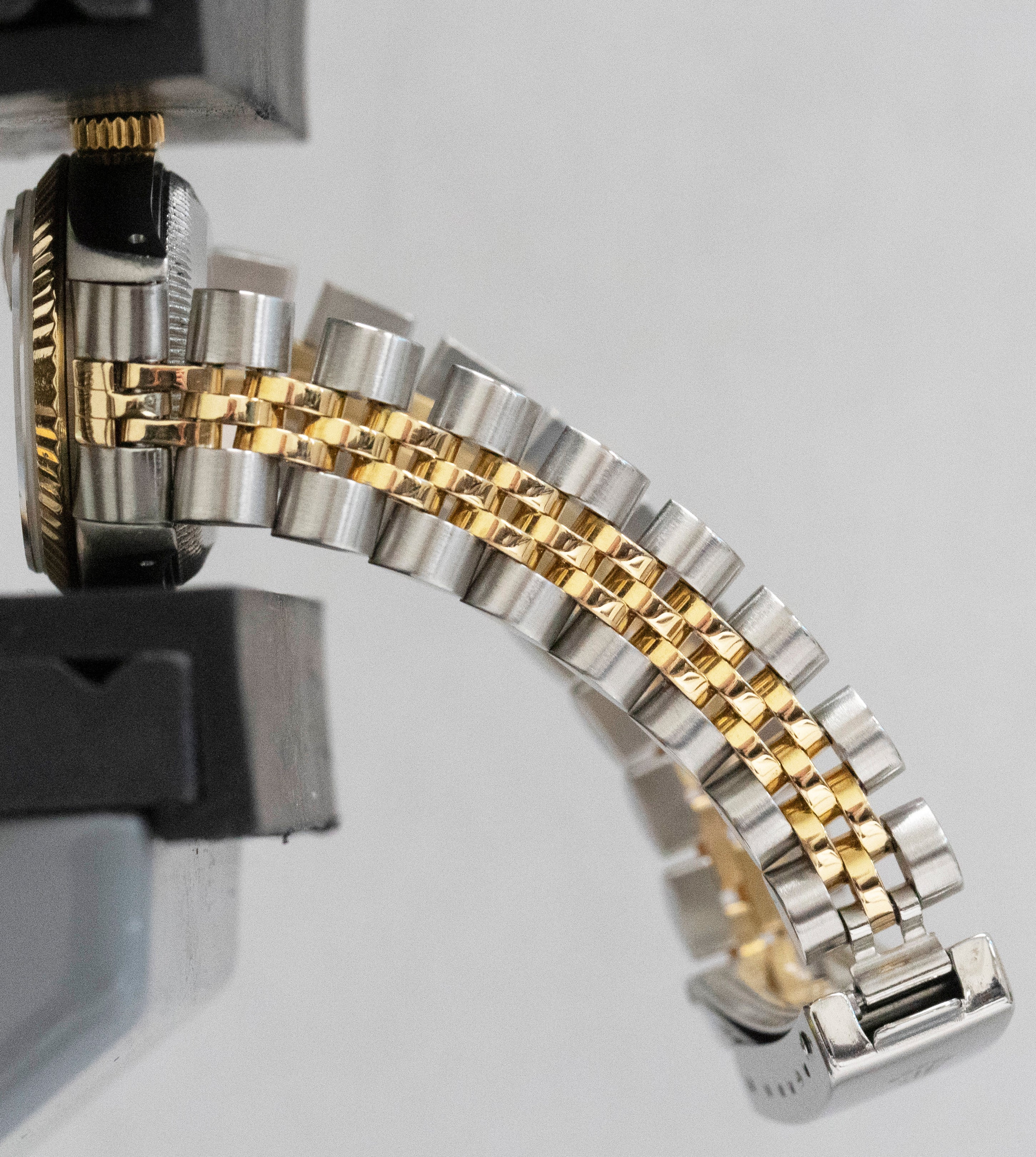 PAPERS Rolex DateJust 26mm PINBALL Champagne 18K Gold JUBILEE 69173 Watch BOX - Image 9