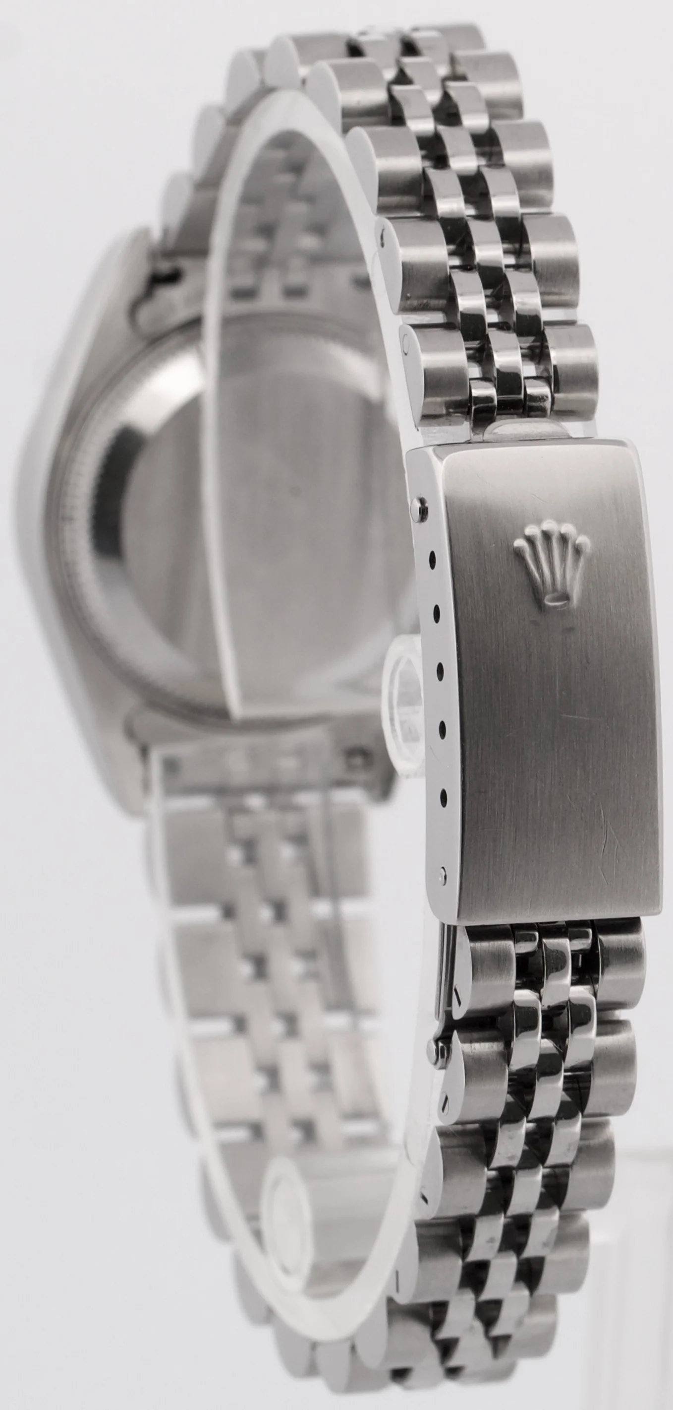 PAPERS Rolex DateJust 26mm SILVER DIAMOND 18K White Gold Steel JUBILEE 79174 BOX - Image 5