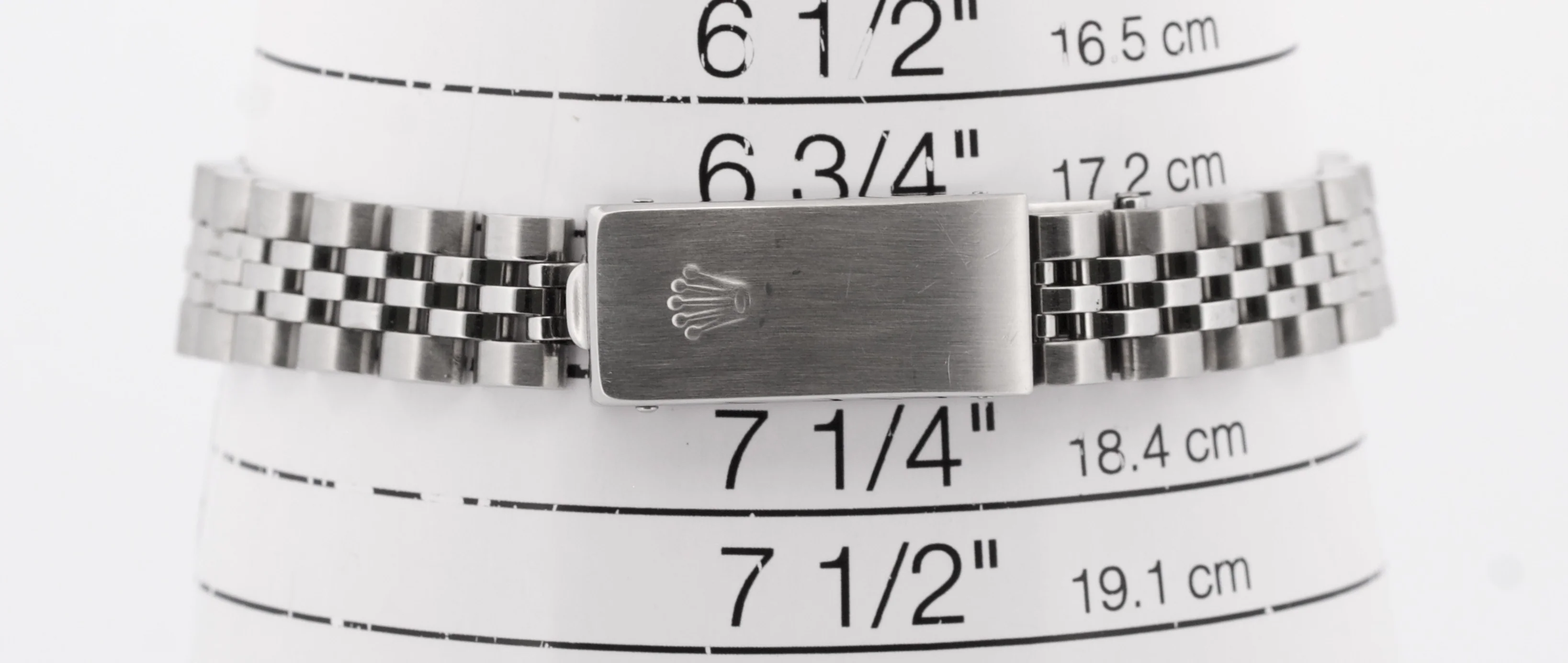 PAPERS Rolex DateJust 26mm SILVER DIAMOND 18K White Gold Steel JUBILEE 79174 BOX - Image 9
