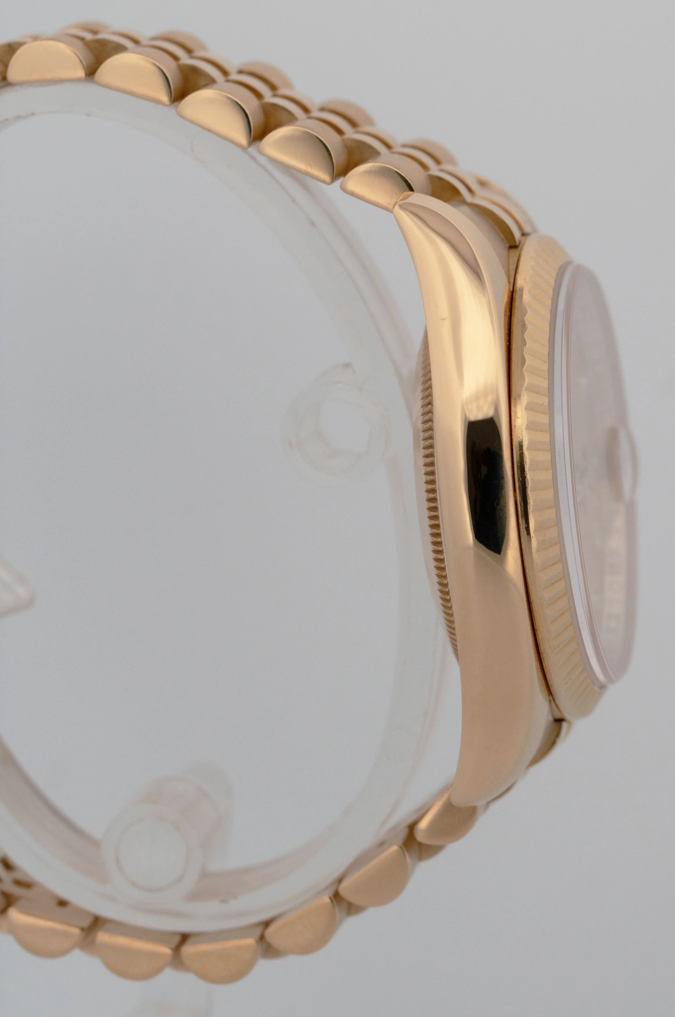 PAPERS Rolex DateJust 36mm CHAMPAGNE JUBILEE DIAMOND 18K Gold 116238 Watch BOX - Image 4