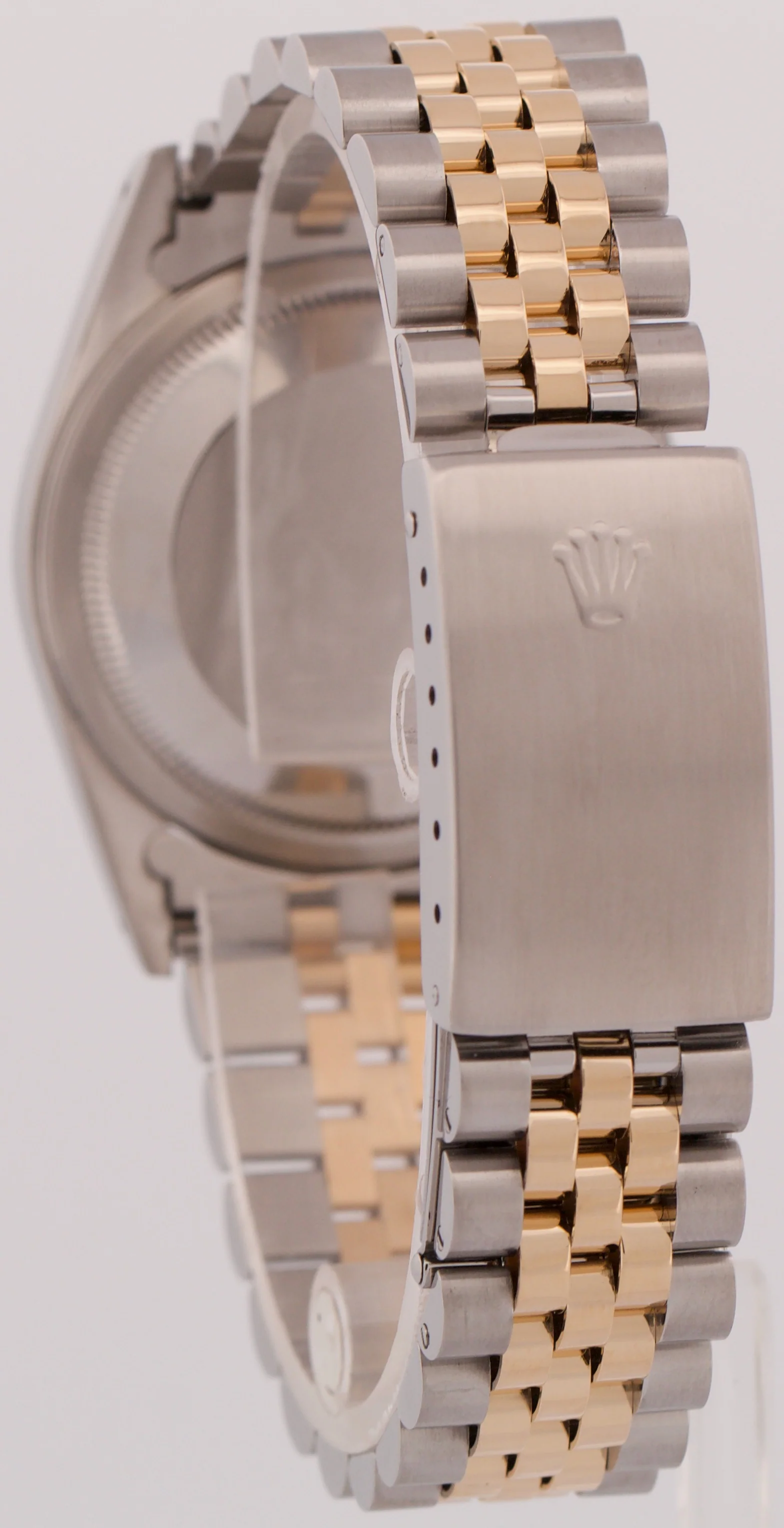PAPERS Rolex DateJust 36mm CHAMPAGNE TAPESTRY 18K Gold Steel JUBILEE 16233 BOX - Image 5